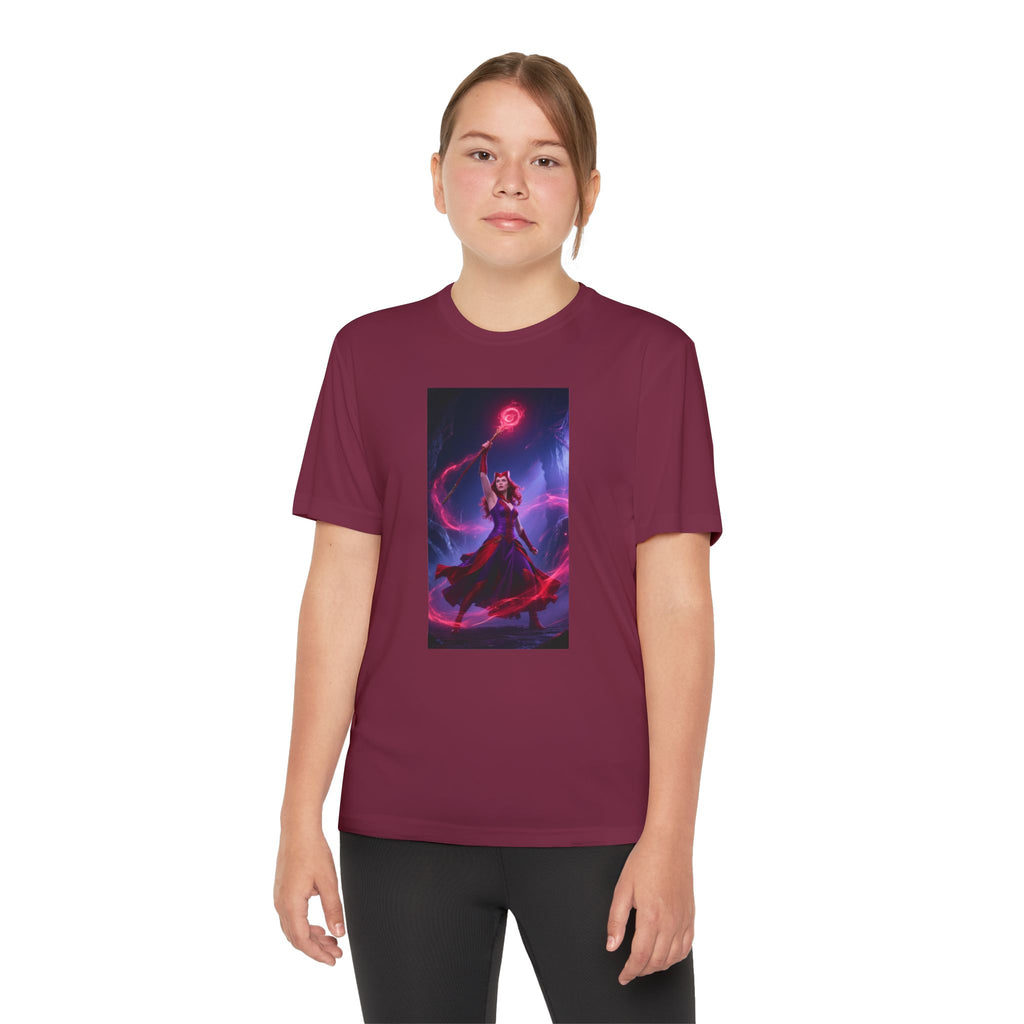 Superhero Youth T-Shirt Sports Graphic Tee, Cool Athletic Shirt for Kids