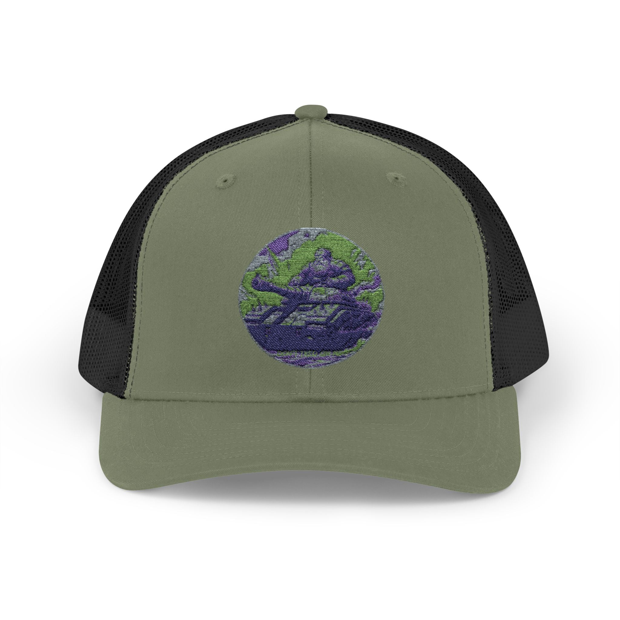 Santa Claus On A Tank Christmas Patriotic, Trucker Cap, Patriotic hat, Truckers Hat, Patriotic Accessories