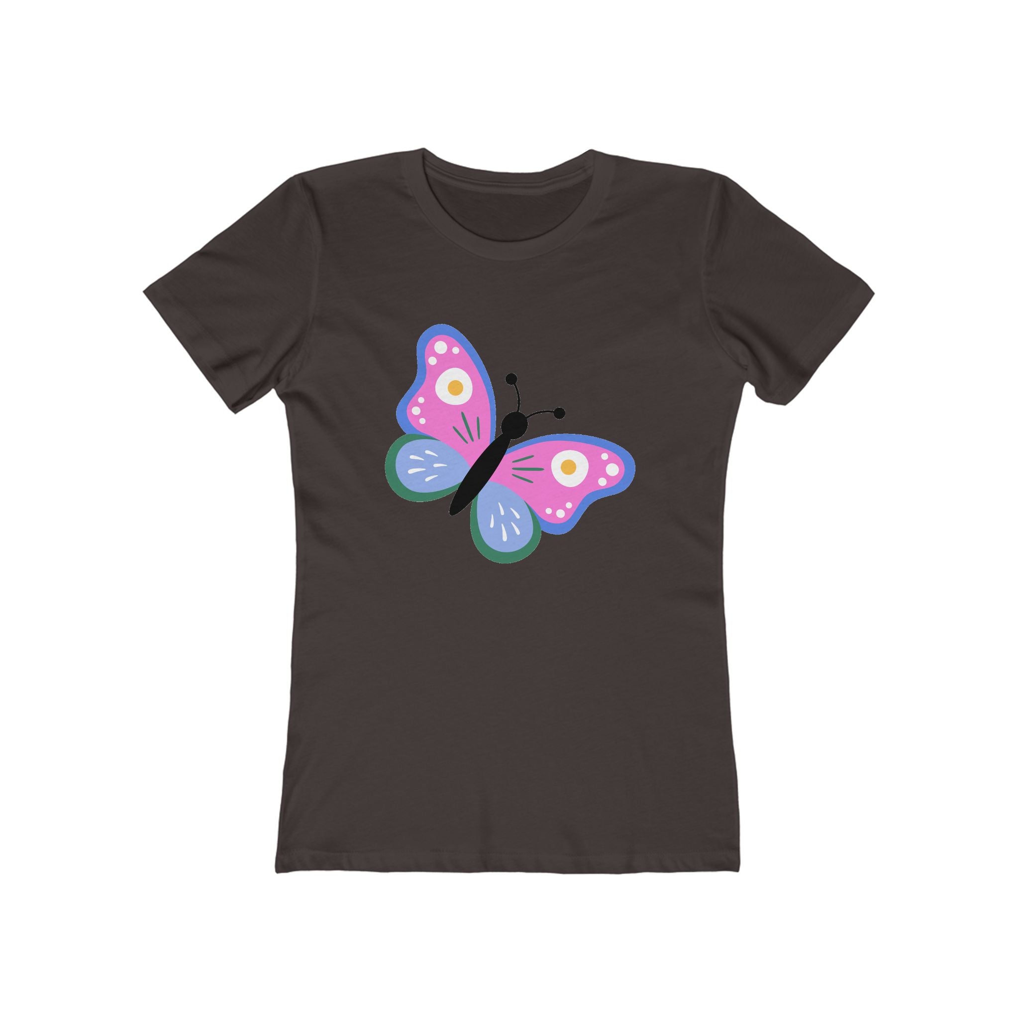 Butterfly Women's Tshirt, Butterfly Graphic Tee, Women's Butterfly Shirt, Butterfly Print Shirt, Boho Butterfly Tee