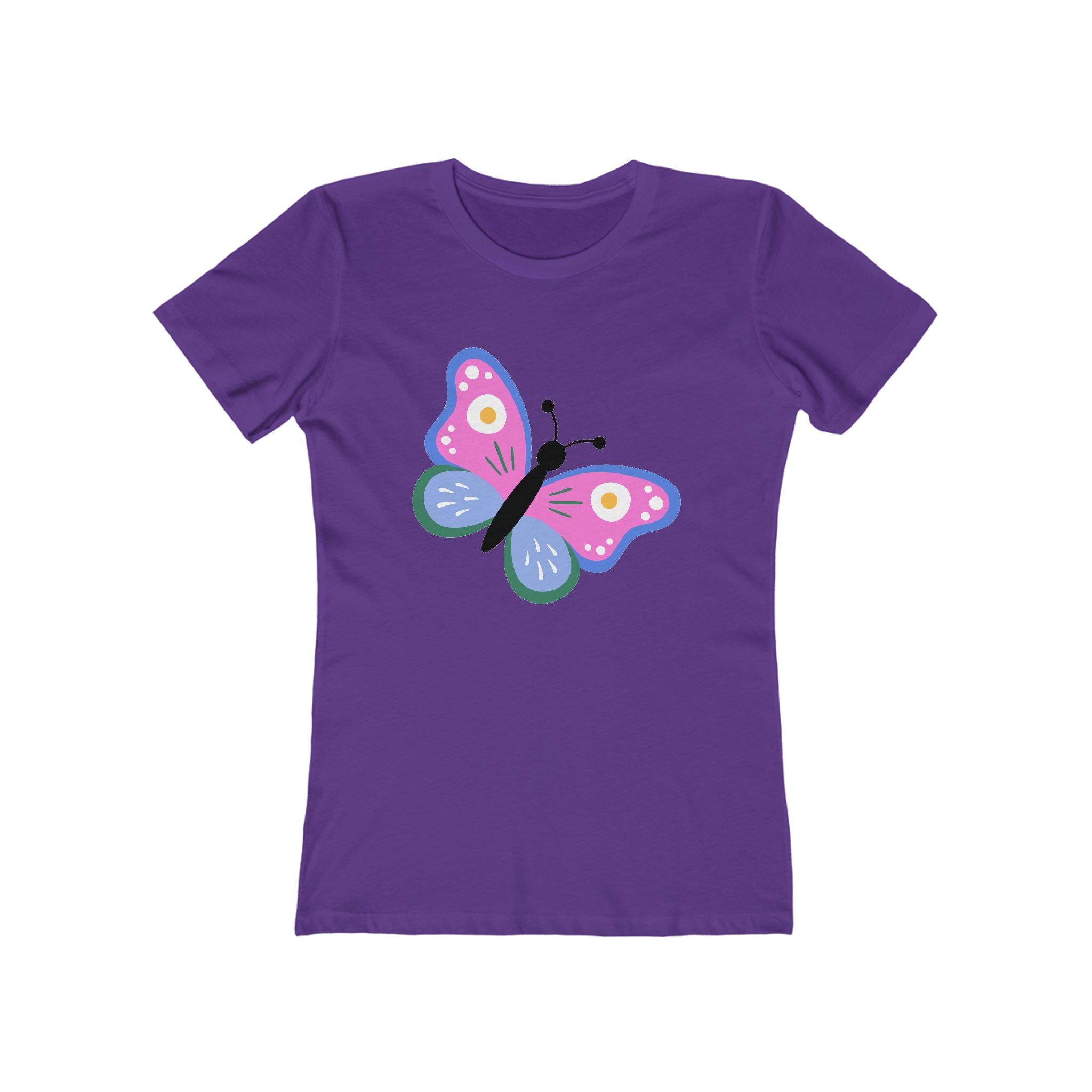 Butterfly Women's Tshirt, Butterfly Graphic Tee, Women's Butterfly Shirt, Butterfly Print Shirt, Boho Butterfly Tee