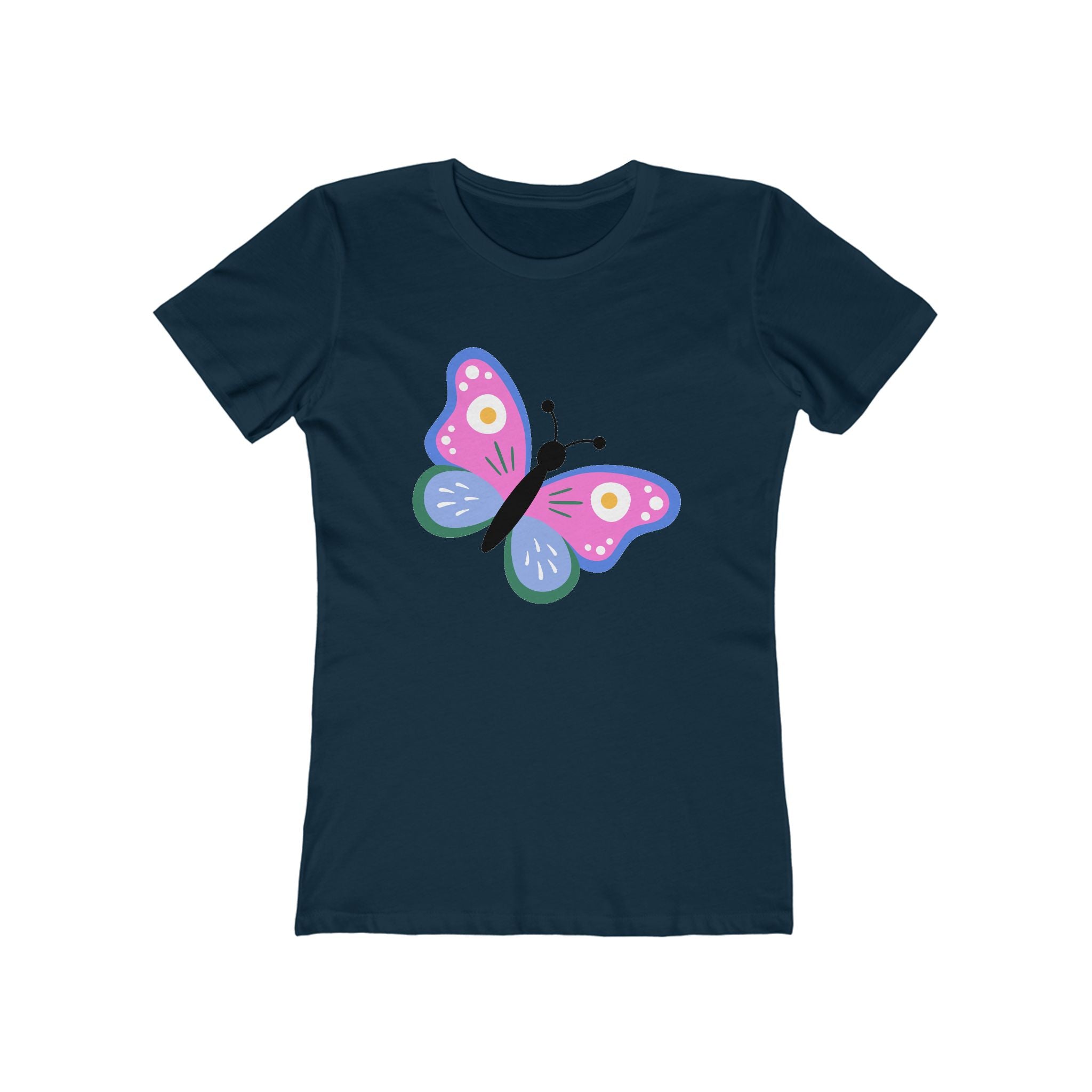 Butterfly Women's Tshirt, Butterfly Graphic Tee, Women's Butterfly Shirt, Butterfly Print Shirt, Boho Butterfly Tee