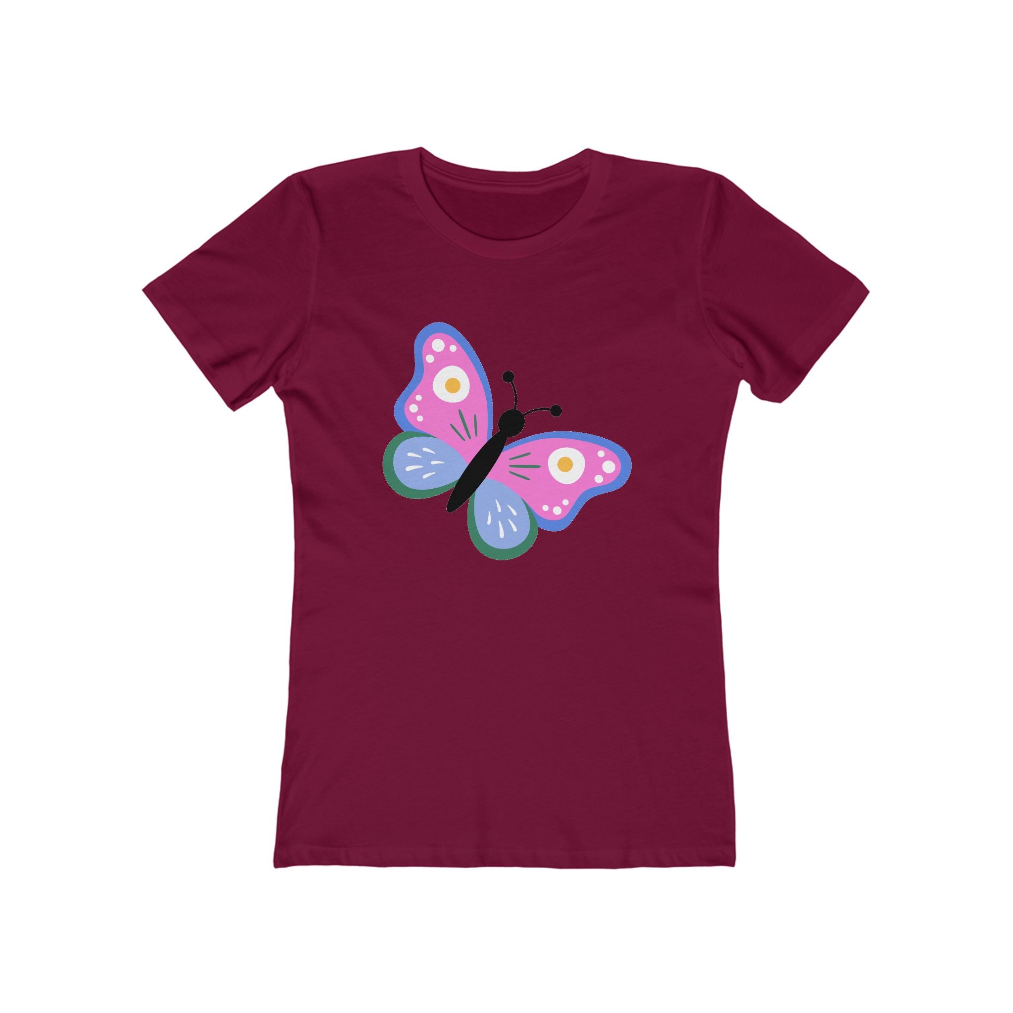 Butterfly Women's Tshirt, Butterfly Graphic Tee, Women's Butterfly Shirt, Butterfly Print Shirt, Boho Butterfly Tee