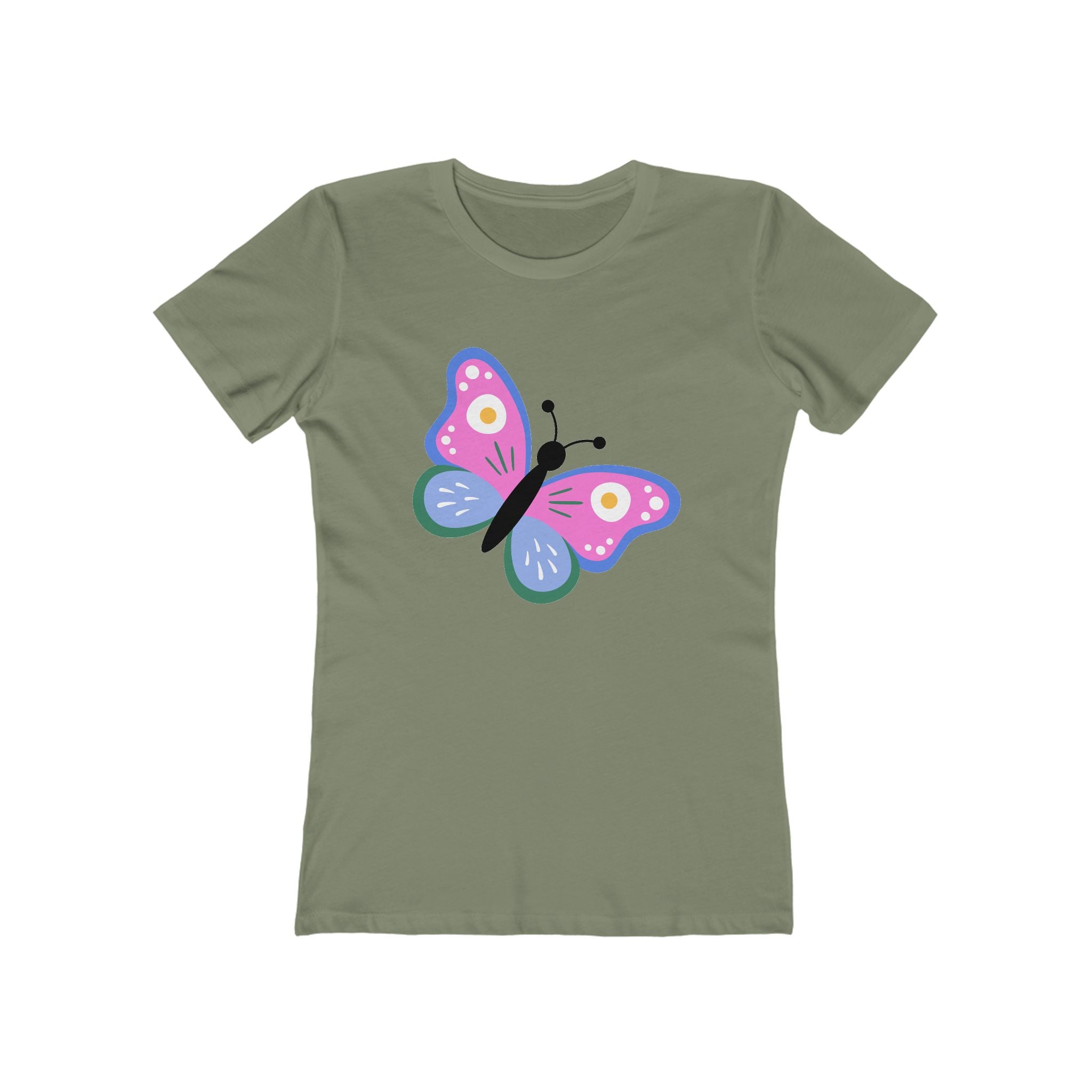Butterfly Women's Tshirt, Butterfly Graphic Tee, Women's Butterfly Shirt, Butterfly Print Shirt, Boho Butterfly Tee