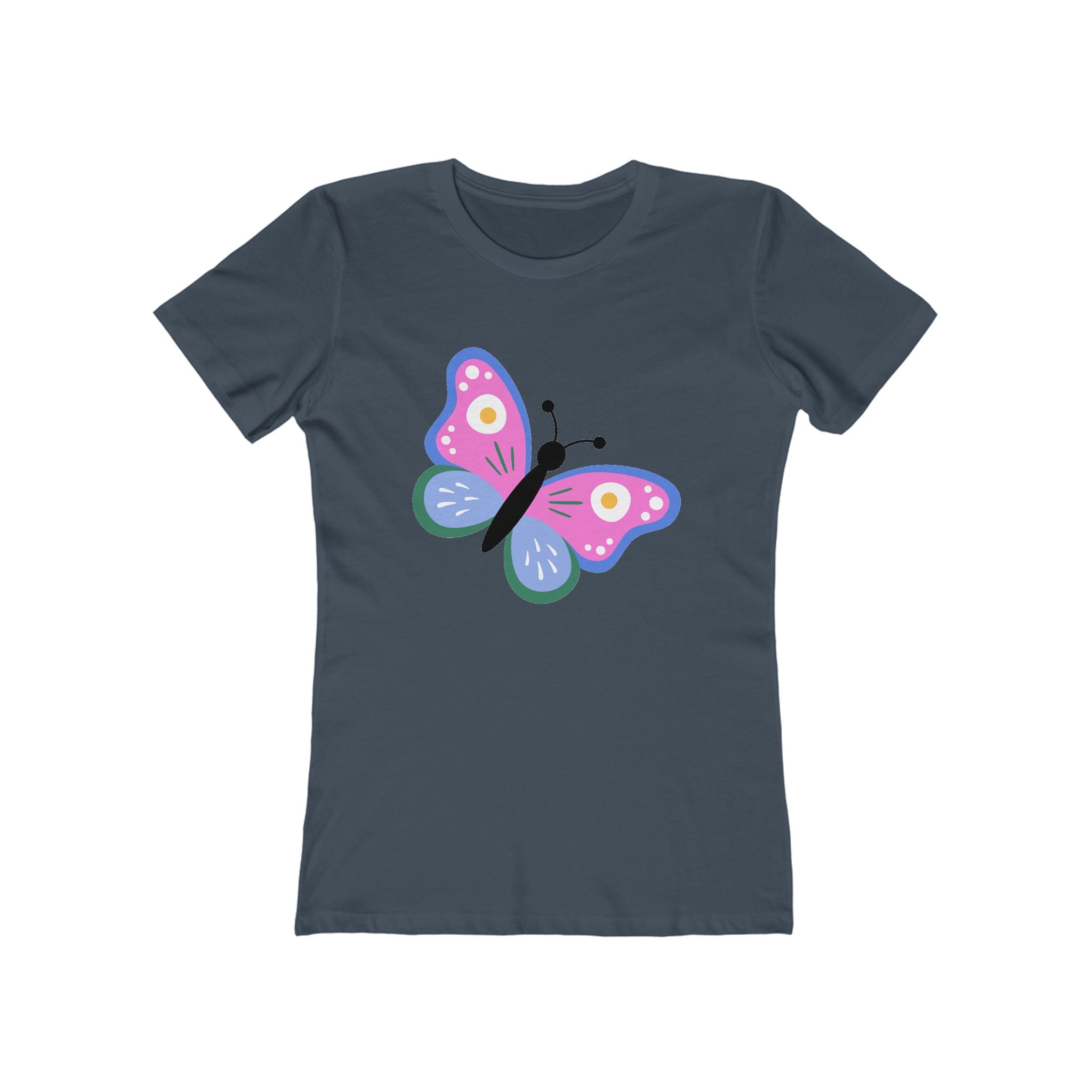 Butterfly Women's Tshirt, Butterfly Graphic Tee, Women's Butterfly Shirt, Butterfly Print Shirt, Boho Butterfly Tee