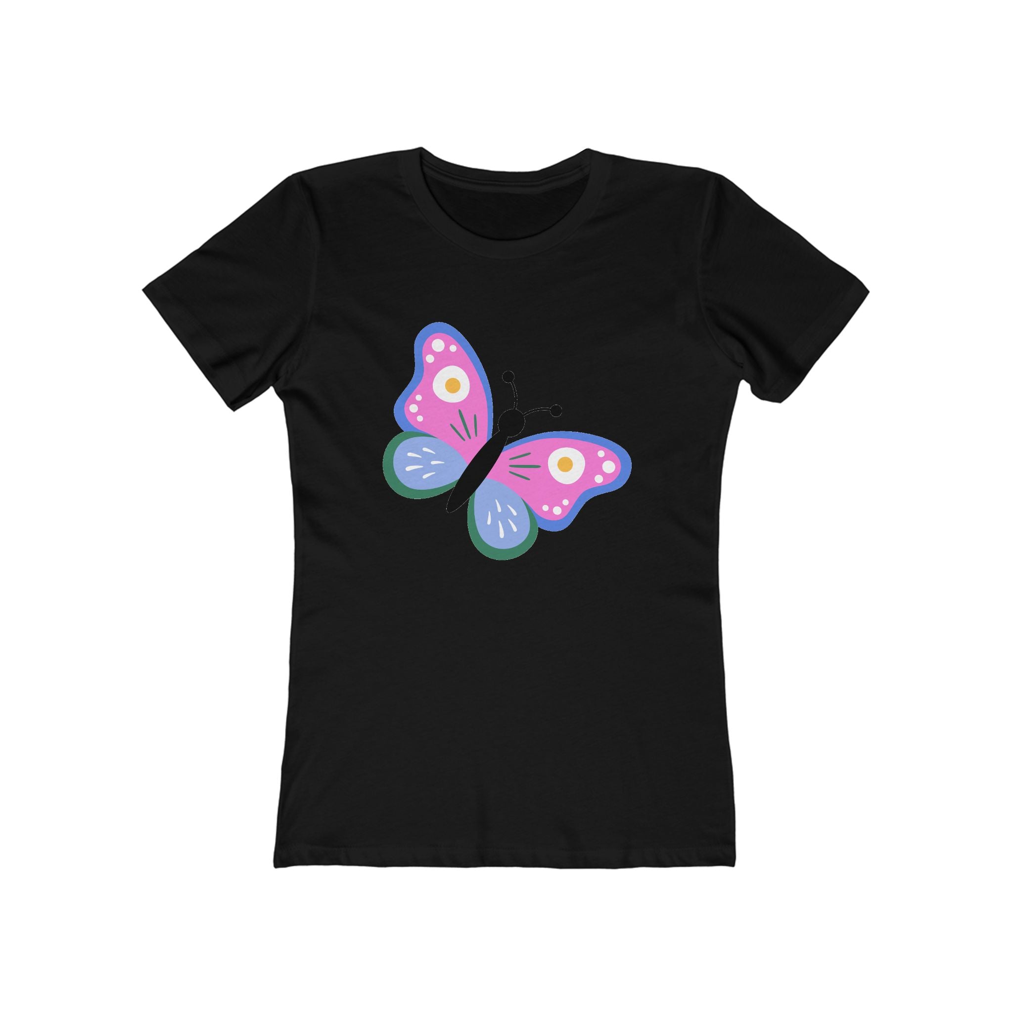 Butterfly Women's Tshirt, Butterfly Graphic Tee, Women's Butterfly Shirt, Butterfly Print Shirt, Boho Butterfly Tee