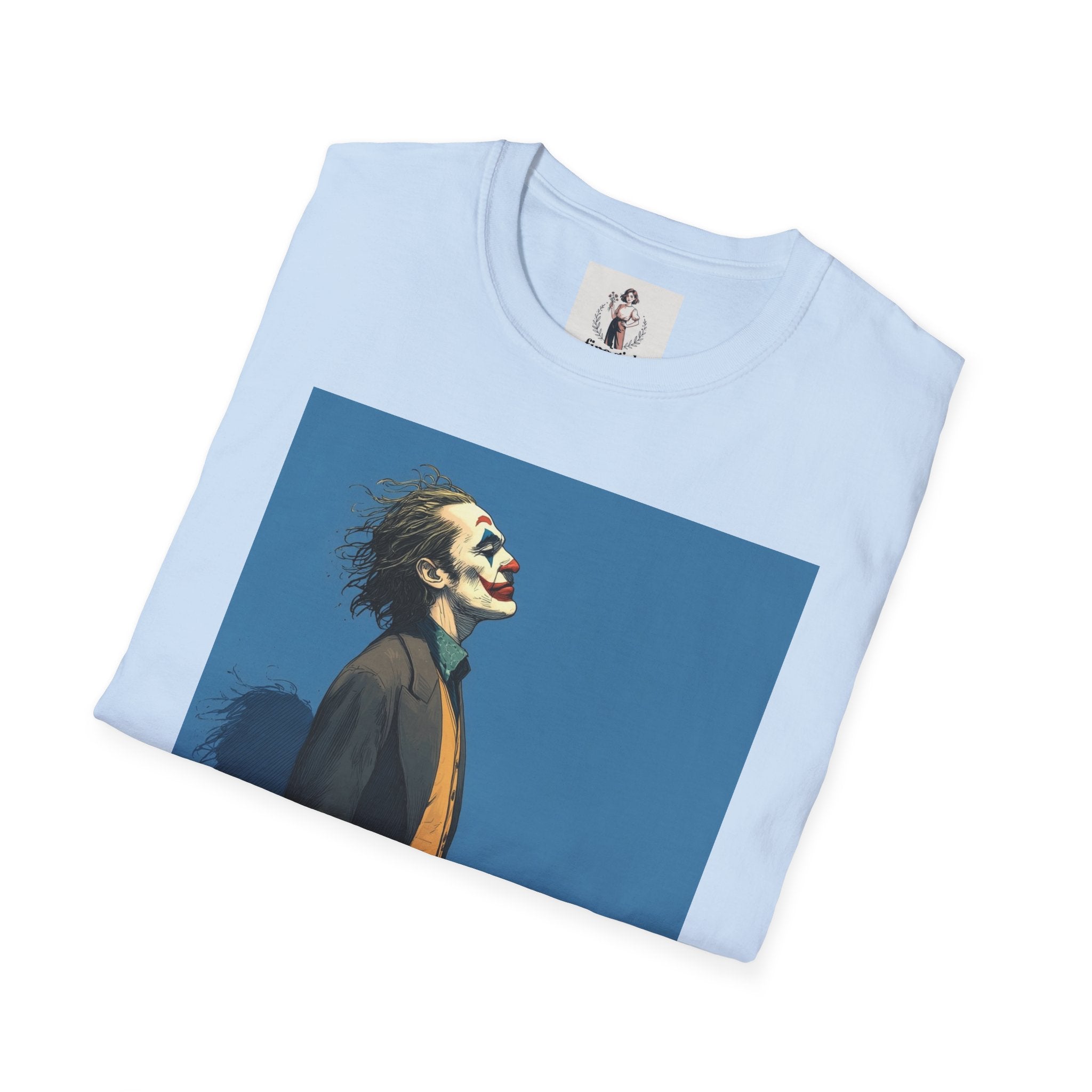 The Joker Superhero Marvel Unisex Softstyle T-Shirt, Comic Book Tee, Geeky Clothing, Cosplay Costume Top