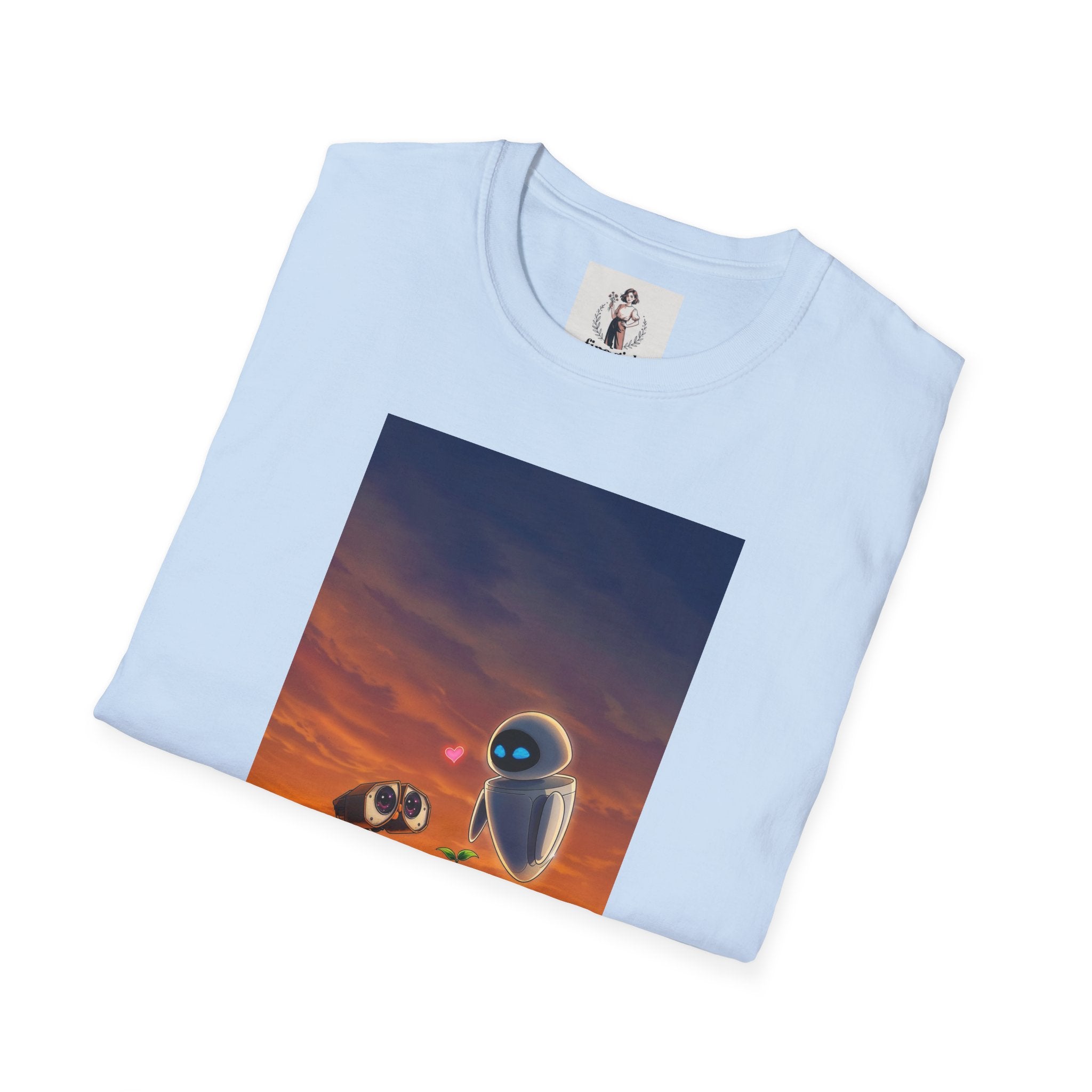 Wall-E Pixar Animation Unisex T-Shirt, Walt Disney Tee, Movie Lover Gift, Graphic Novelty Shirt, Cartoon Character Apparel