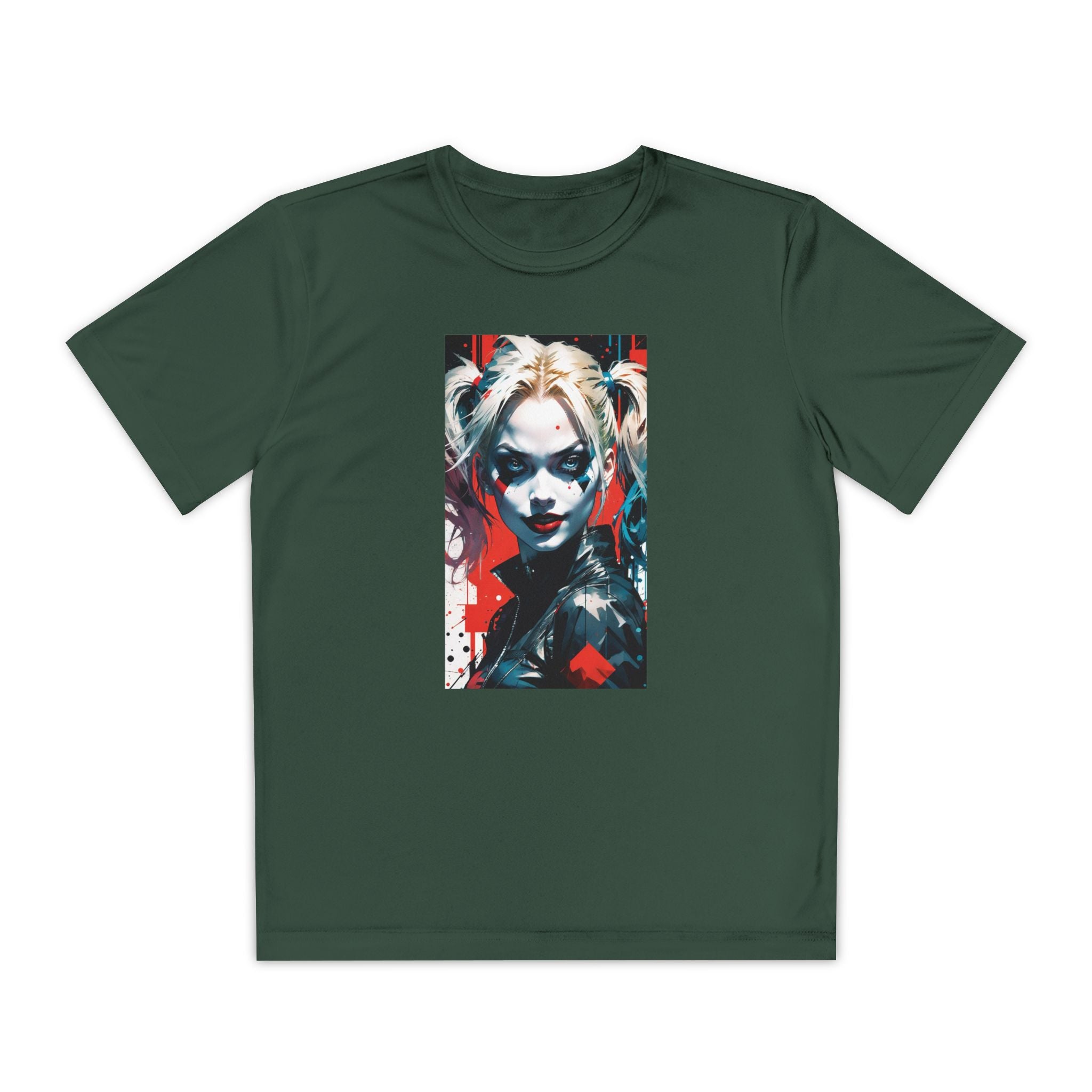 Superhero Youth T-Shirt Sports Graphic Tee, Cool Athletic Shirt for Kids