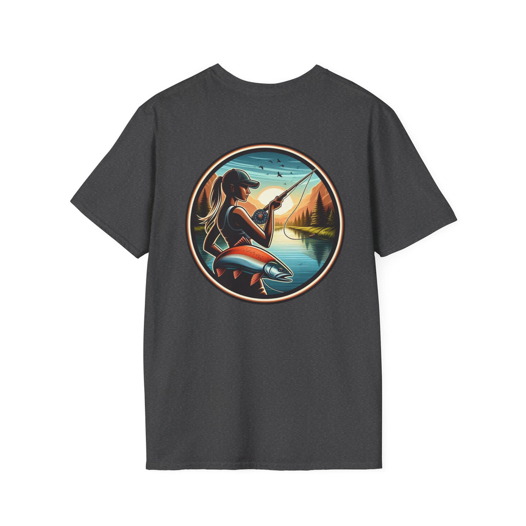 Patriotic Fishing t-shirt, American Flag Tee, 4th of July Shirt, USA Independence Day Top, Patriotic Graphic Tee, Unisex Patriotic