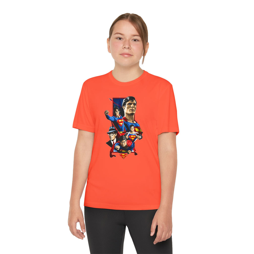 Superman Youth T-Shirt Sports Graphic Tee, Cool Athletic Shirt for Kids, Perfect for Sports Events, Team Spirit