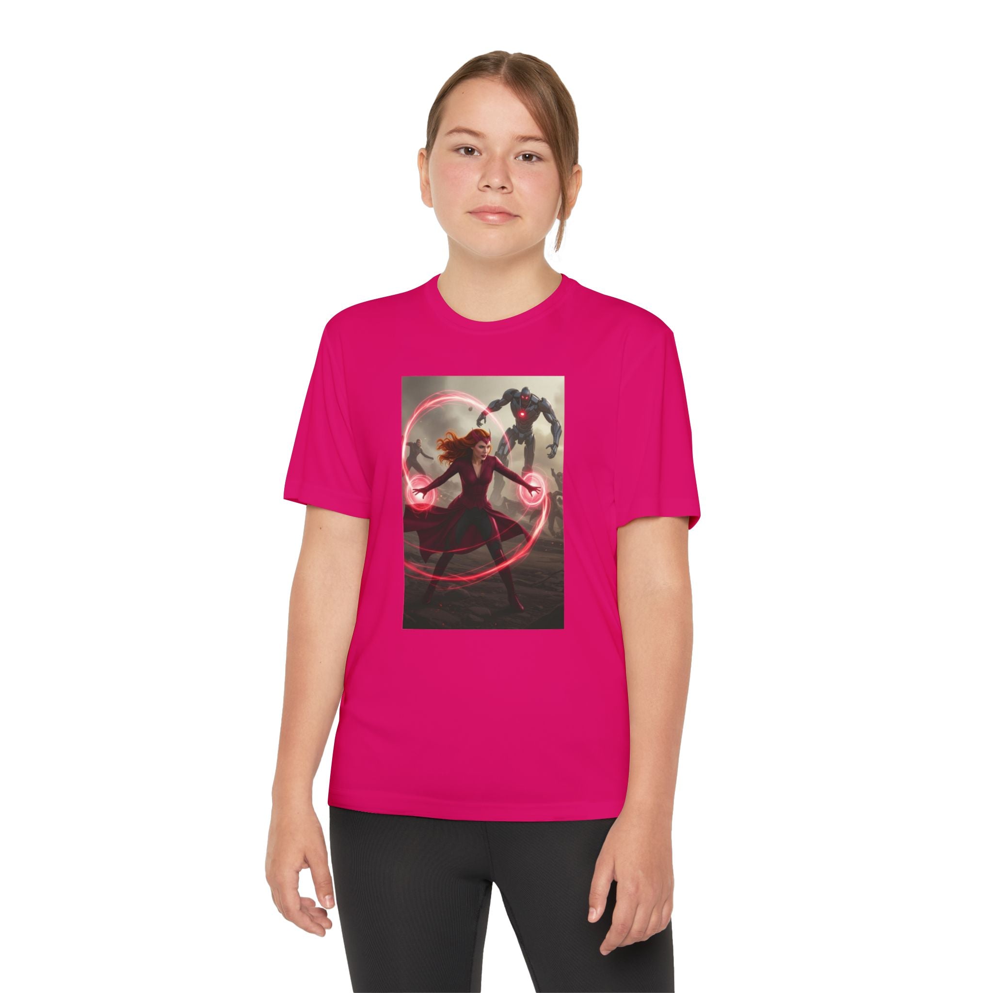 Superhero Youth T-Shirt Sports Graphic Tee, Cool Athletic Shirt for Kids