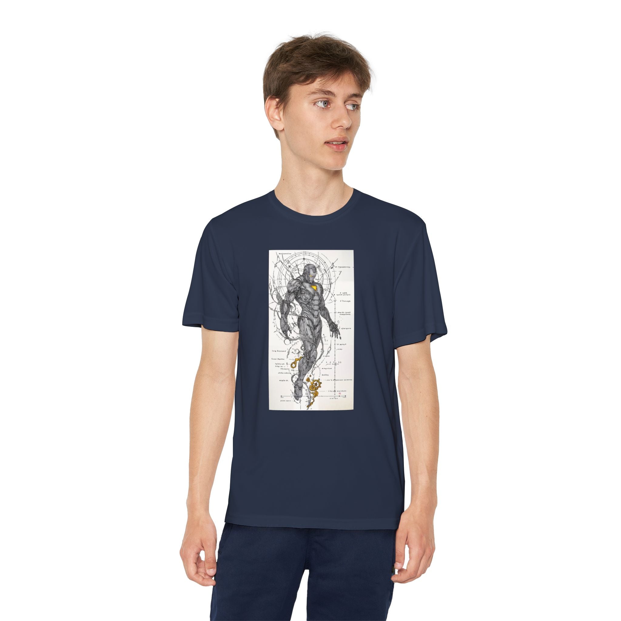 Superhero Youth T-Shirt Sports Graphic Tee, Cool Athletic Shirt for Kids