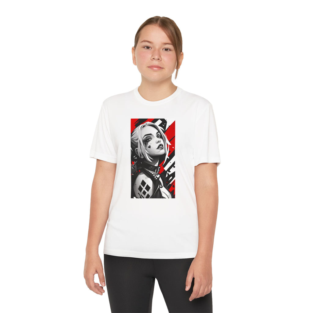 Superhero Youth T-Shirt Sports Graphic Tee, Cool Athletic Shirt for Kids