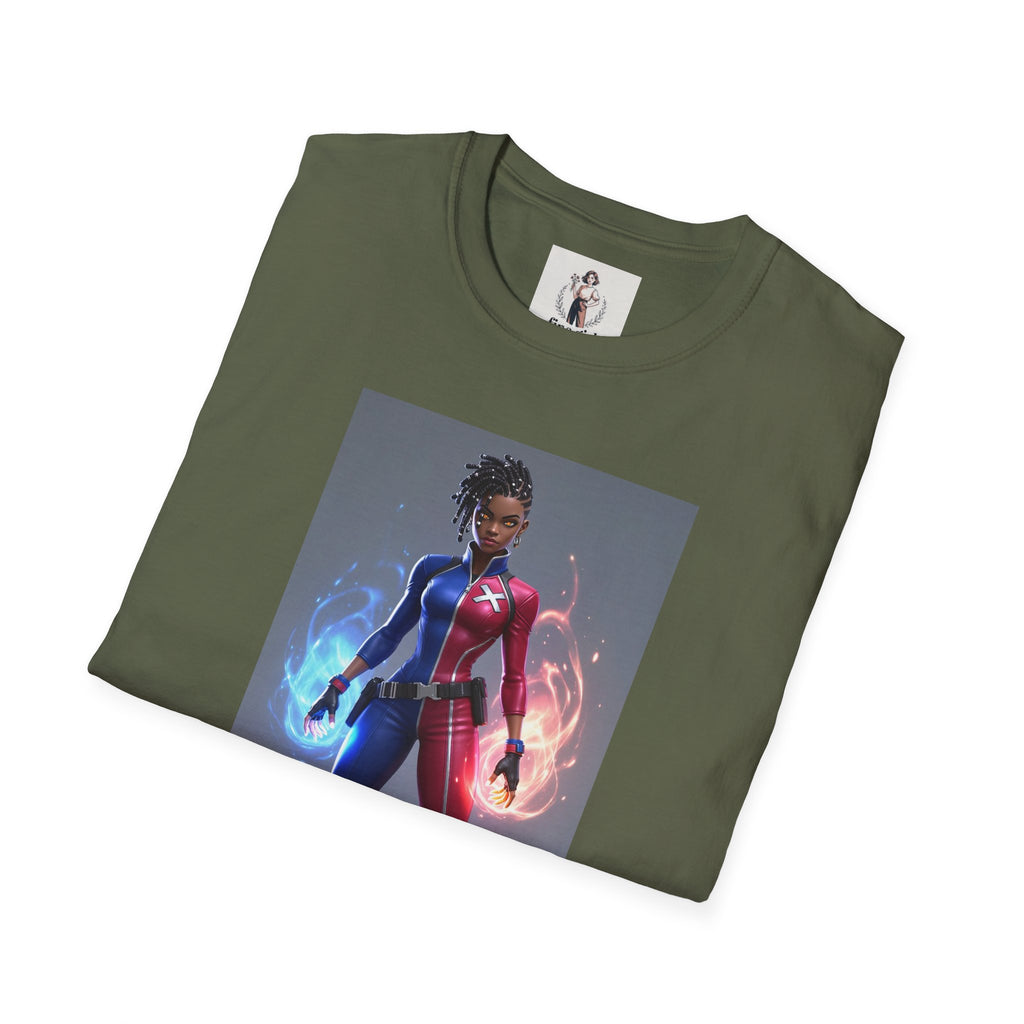 Mercedes Knight Superhero Marvel Unisex Softstyle T-Shirt, Comic Book Tee, Graphic Novel Shirt, Geeky Clothing, Cosplay Costume Top