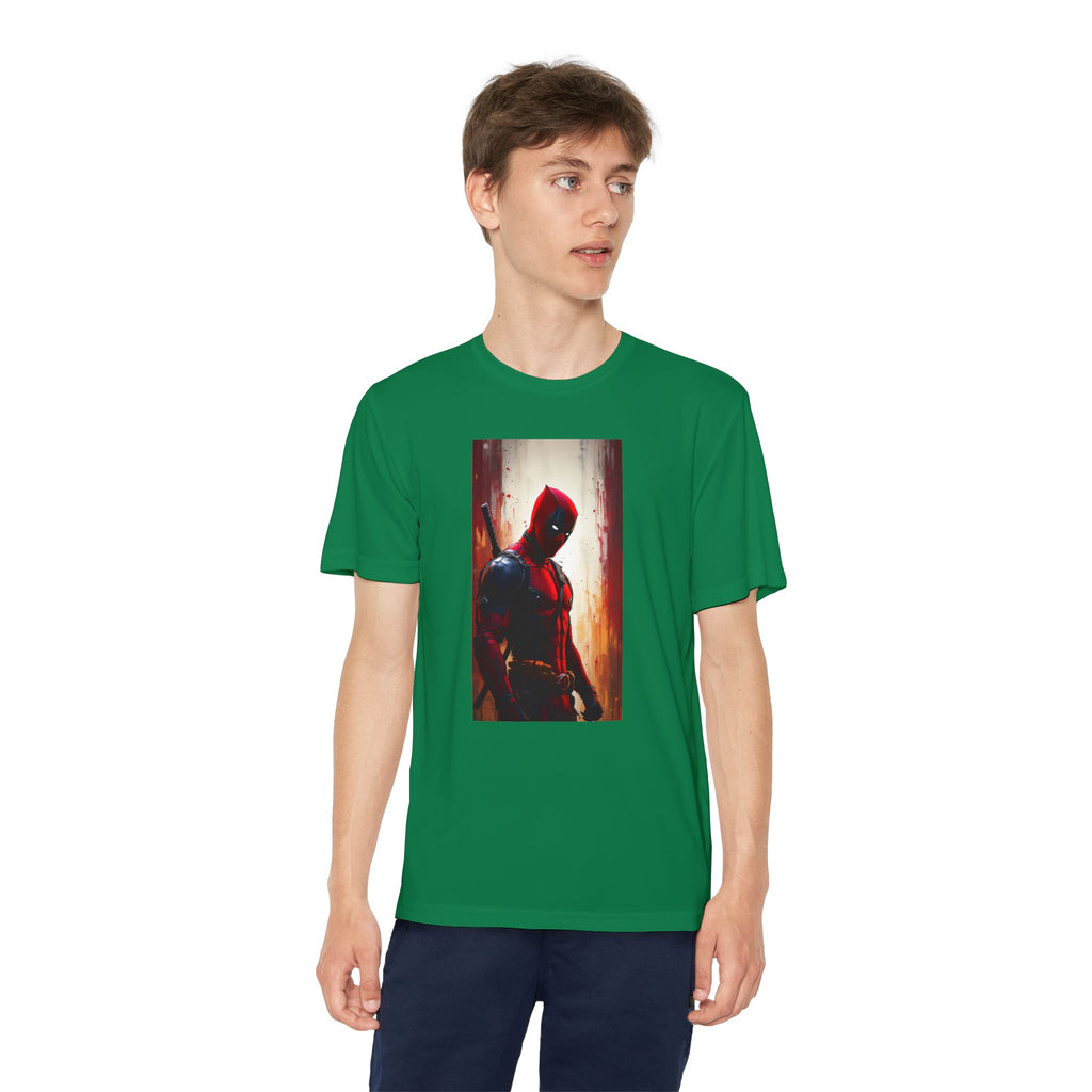 Deadpool Superhero Marvel Patriotic, Kids Graphic T-Shirt, Boys Hero Top, Girls Comic Book Clothing, Birthday