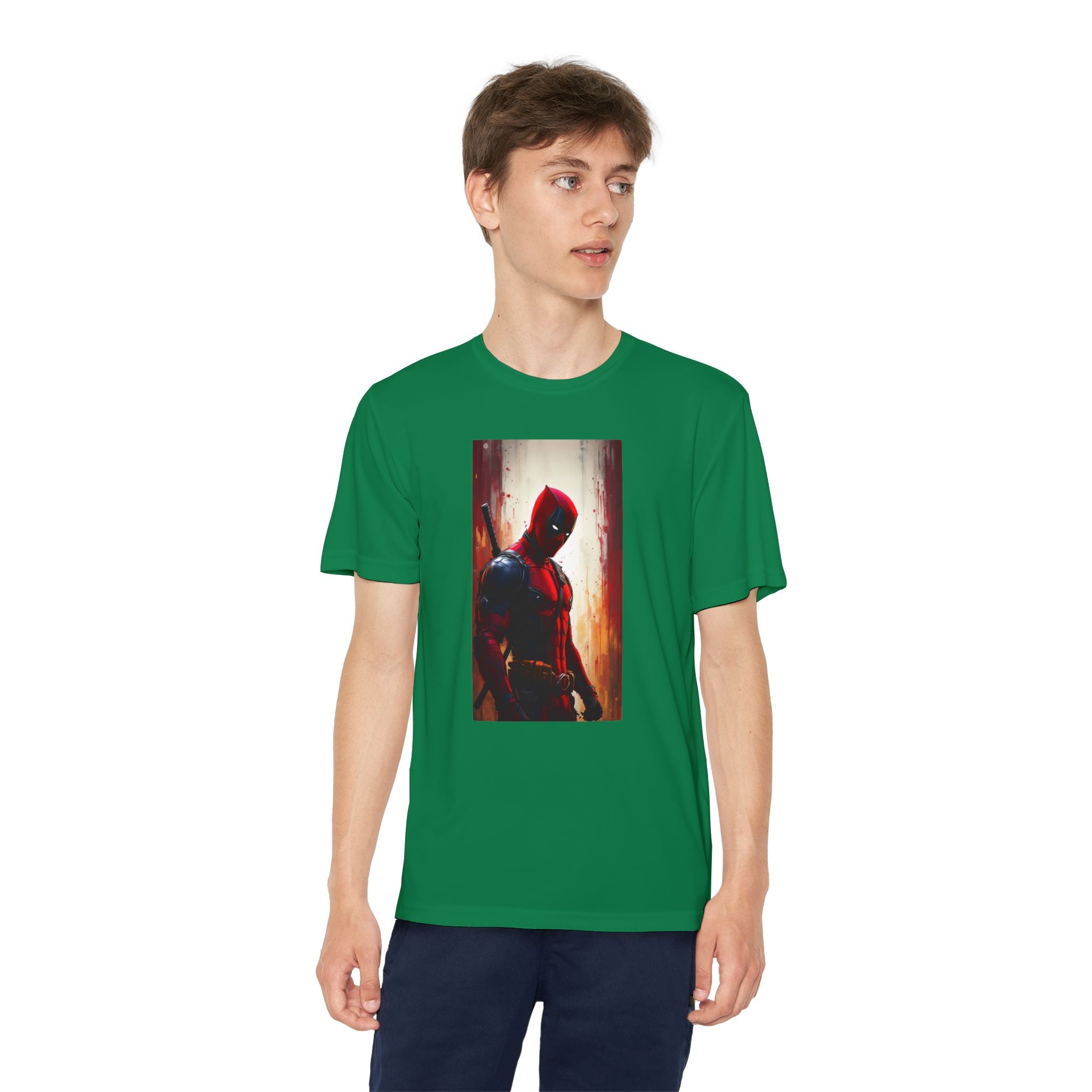 Deadpool Superhero Marvel Patriotic, Kids Graphic T-Shirt, Boys Hero Top, Girls Comic Book Clothing, Birthday