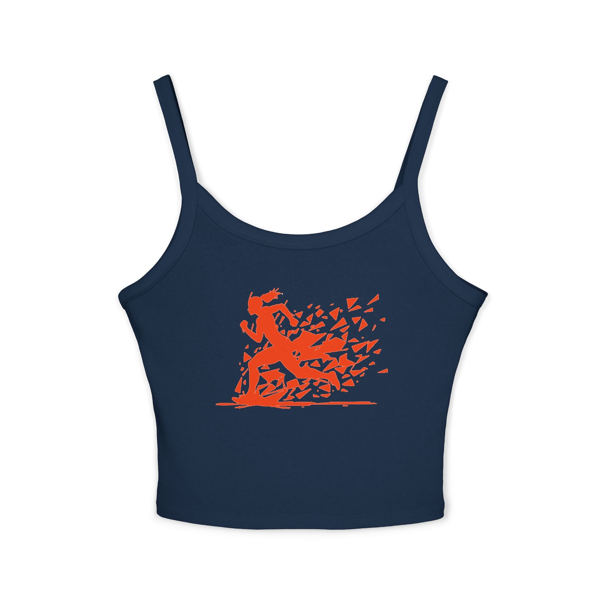 Running Woman Tank Top, Athletic Workout Top, Fitness Sleeveless Shirt, Jogging Muscle Tee, Exercise Gym Cami