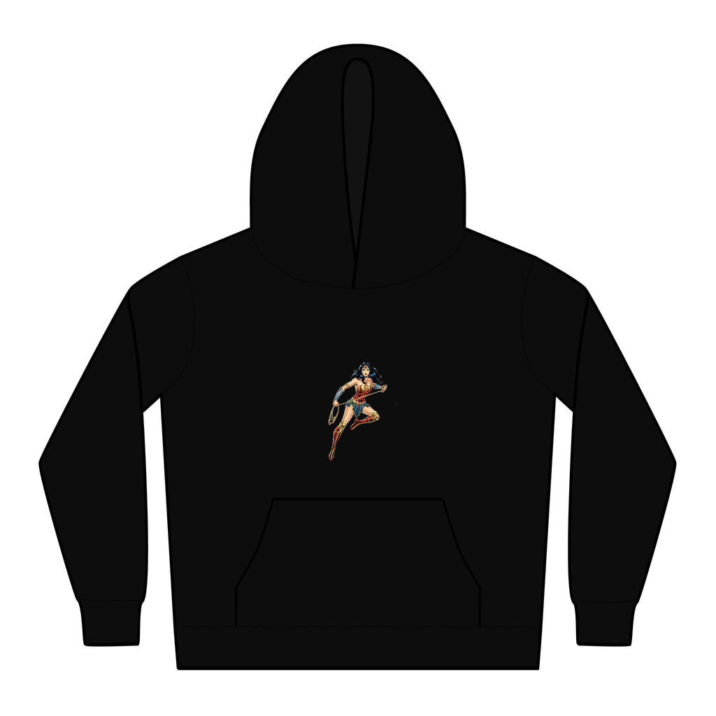 Wonder Woman Kids Chill Hoodie, Cozy Pullover, Stylish Youth Sweatshirt, Fun Colorful Hoodie, Comfortable Layering Piece