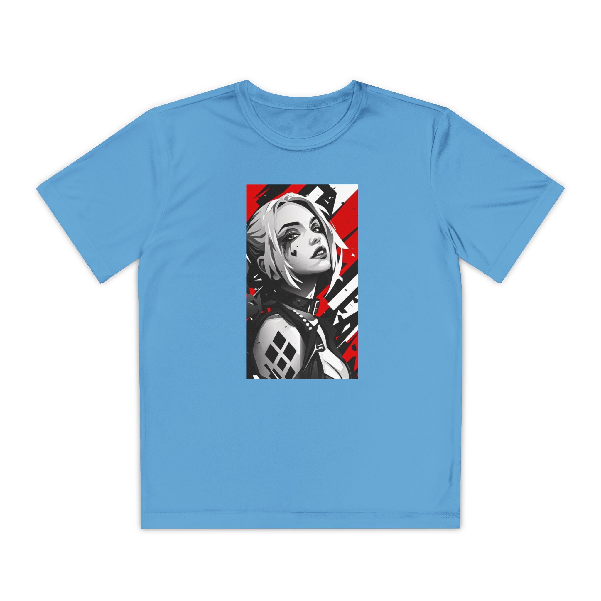 Superhero Youth T-Shirt Sports Graphic Tee, Cool Athletic Shirt for Kids