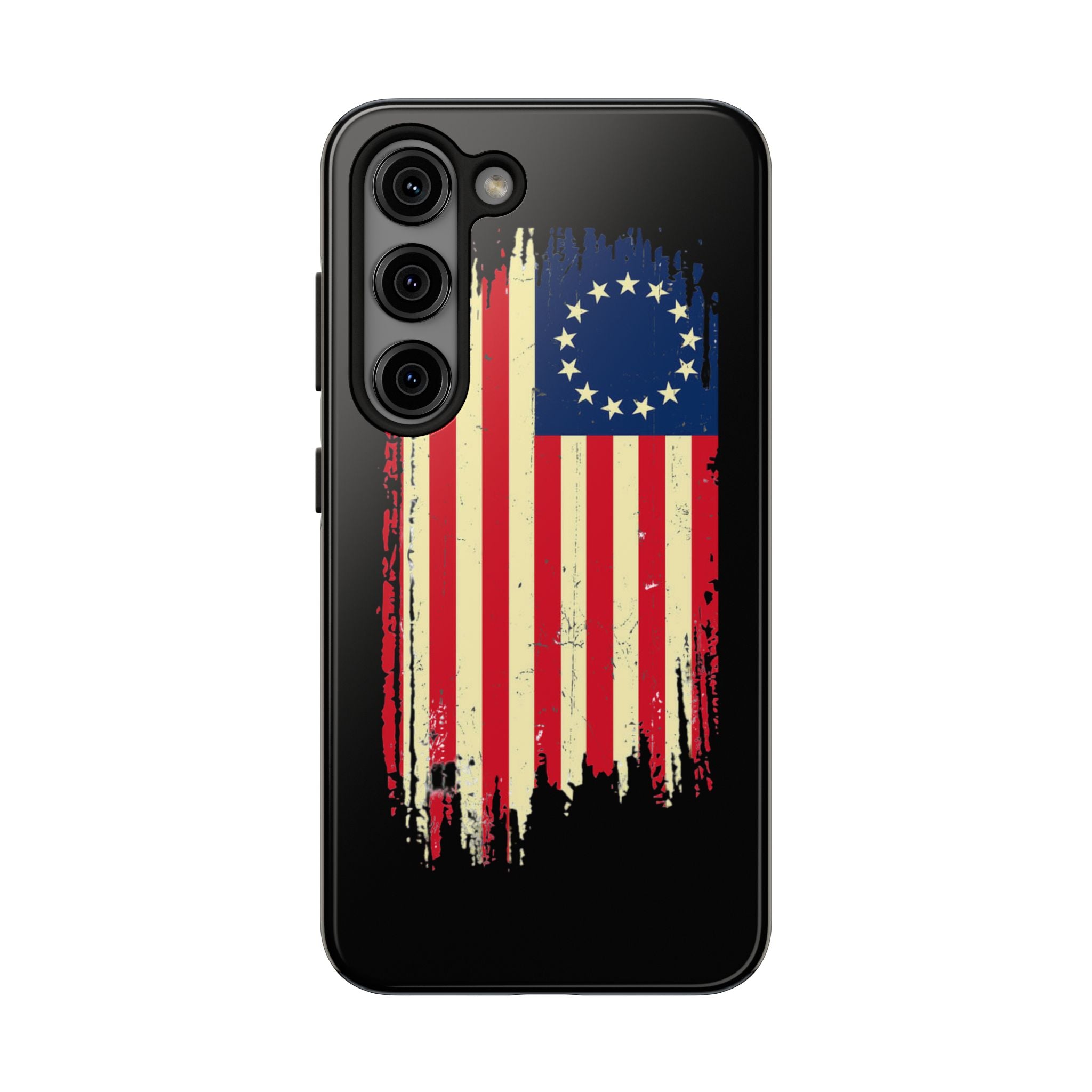 Patriotic Phone Cases with Vintage Flag Design, Tough Case for Independence Day, Memorial Day, 4th of July, Gift for Veterans, USA Pride