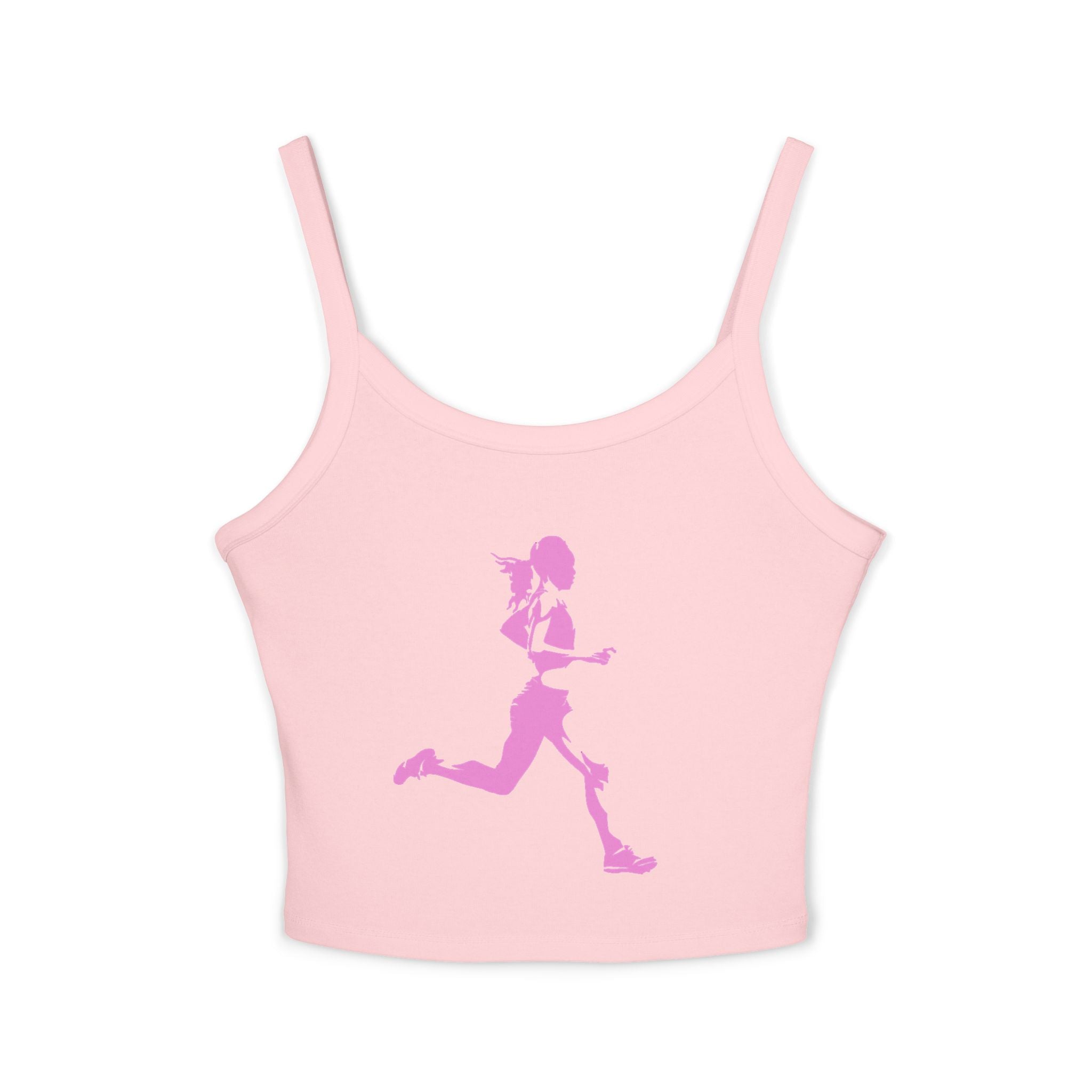 Running Woman Tank Top, Athletic Workout Top, Fitness Sleeveless Shirt, Jogging Muscle Tee, Exercise Gym Cami