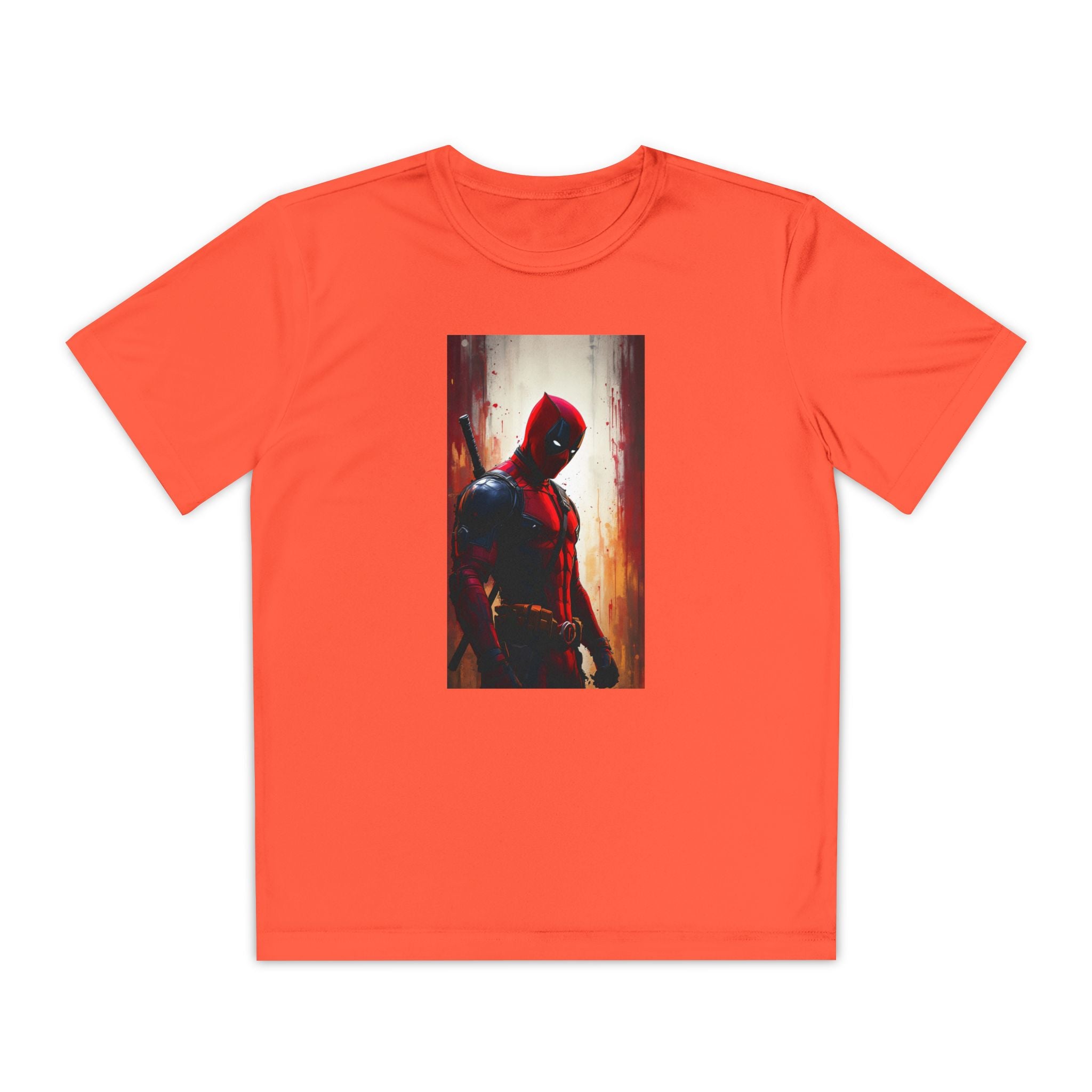 Deadpool Superhero Marvel Patriotic, Kids Graphic T-Shirt, Boys Hero Top, Girls Comic Book Clothing, Birthday