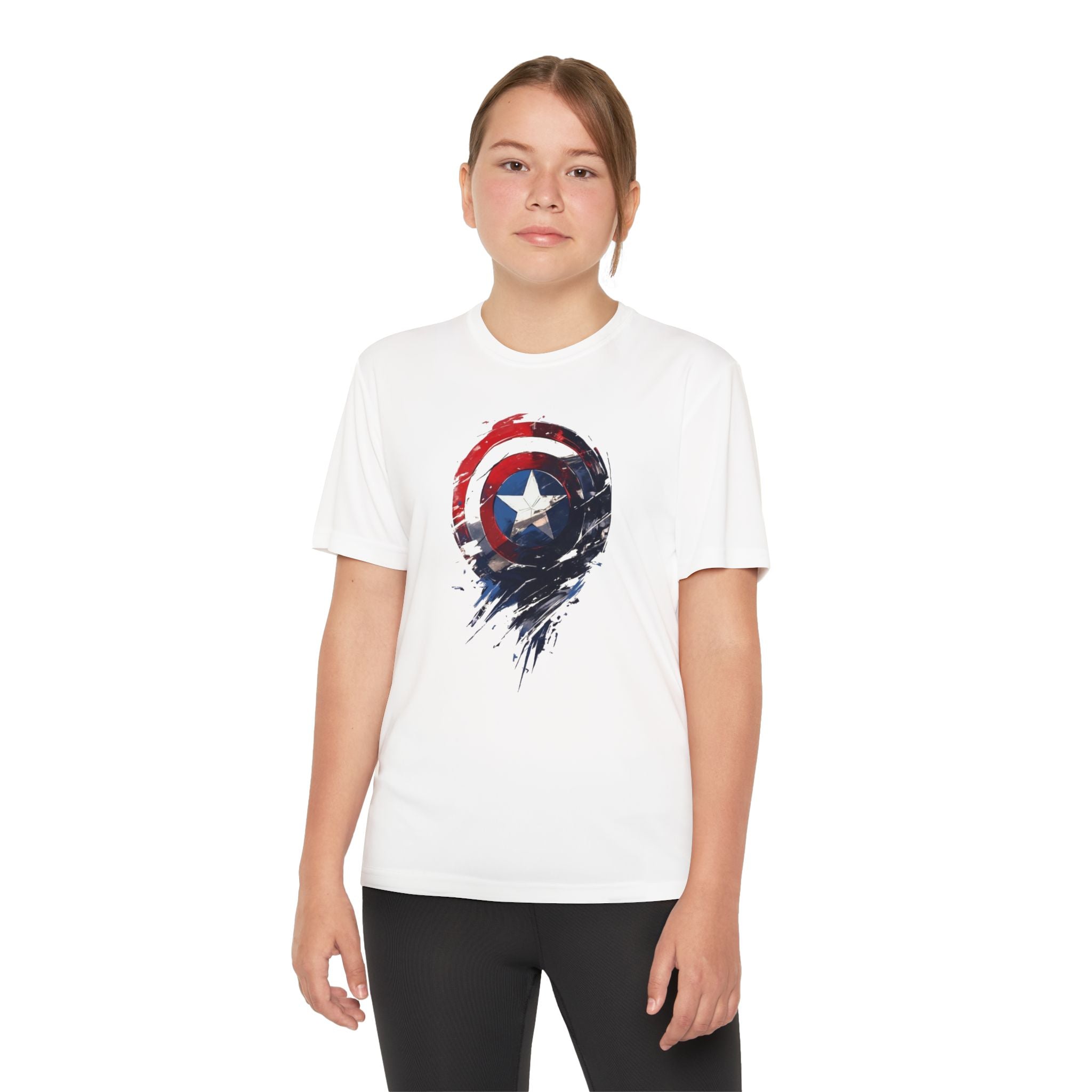 Advengers Youth T-Shirt Sports Graphic Tee, Cool Athletic Shirt for Kids