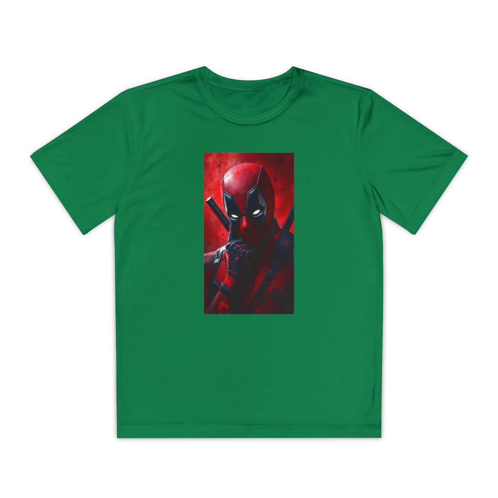 Deadpool Superhero Marvel Patriotic, Kids Graphic T-Shirt, Boys Hero Top, Girls Comic Book Clothing, Birthday