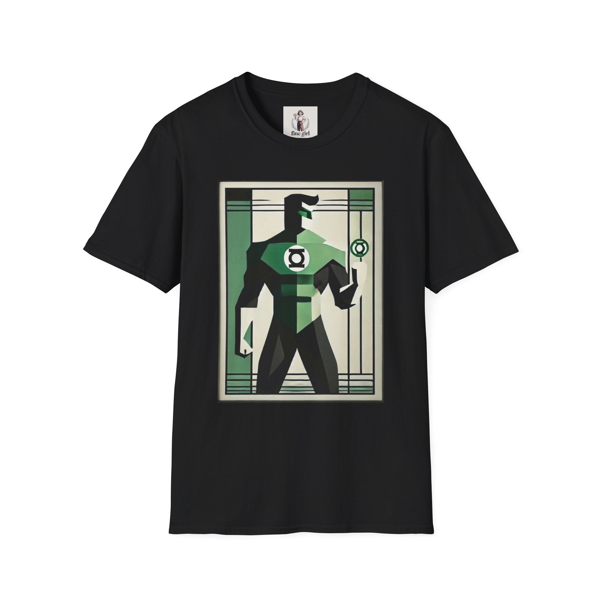Green Lantern Superhero Marvel Unisex Softstyle T-Shirt, Comic Book Tee, Graphic Novel Shirt, Geeky Clothing, Cosplay Costume Top