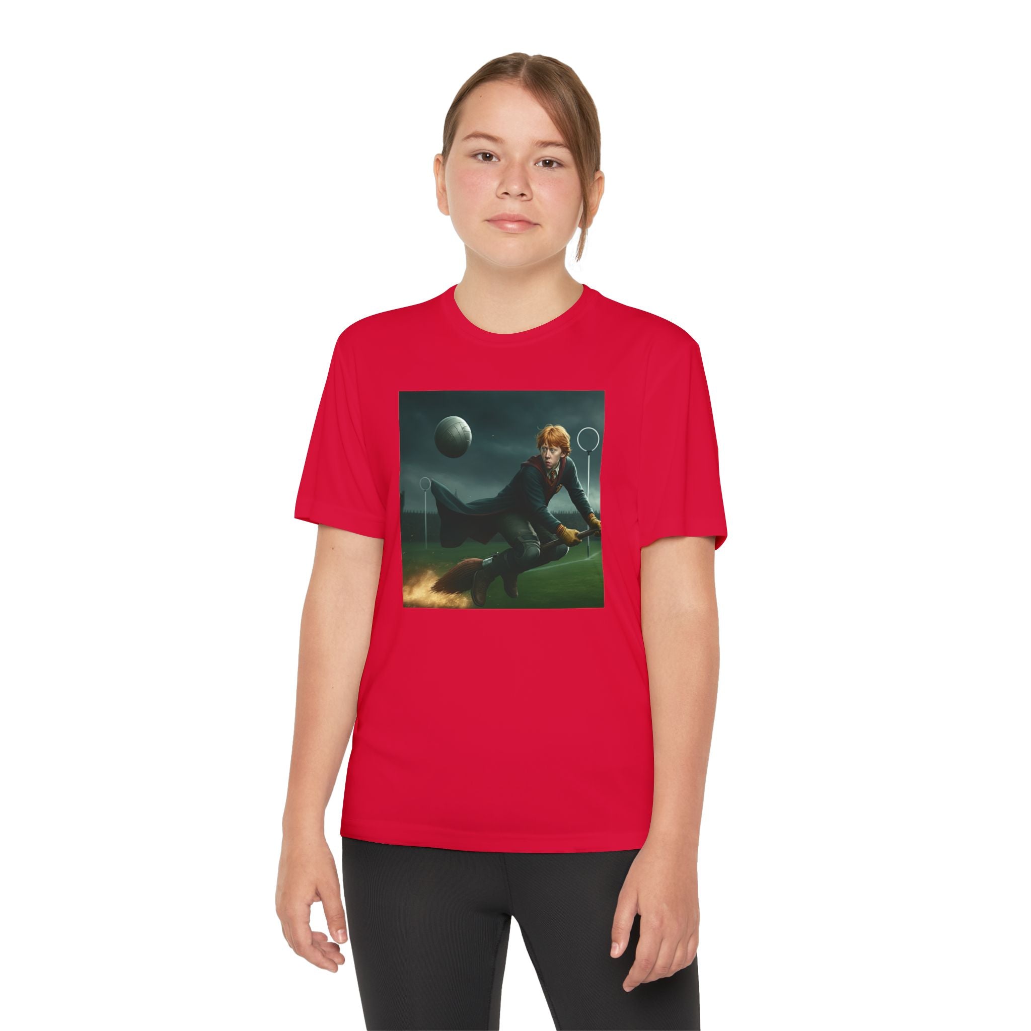 Youth Competitor Tee - Harry Potter, Wizard School Shirt, Magical Kids Top, Hogwarts Fan Gift, Sorcerer's Stone T-Shirt