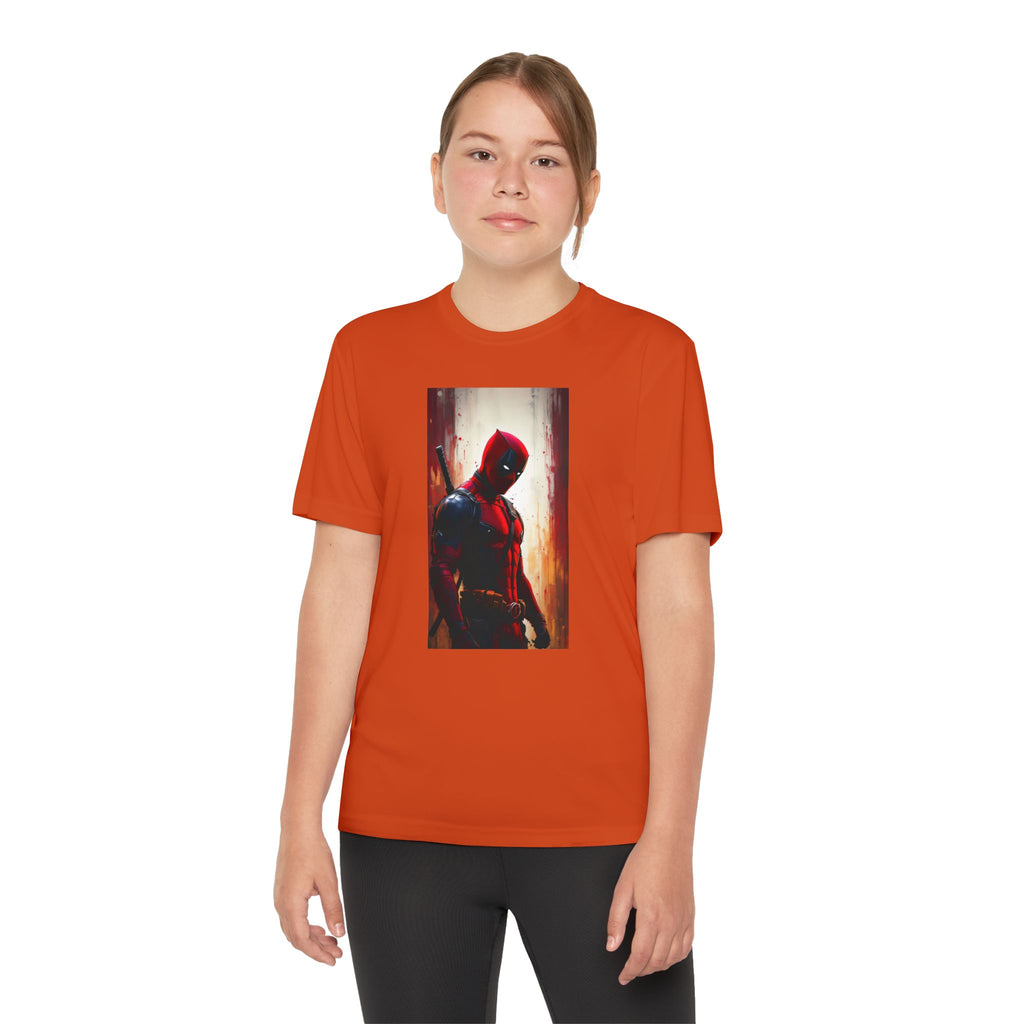 Deadpool Superhero Marvel Patriotic, Kids Graphic T-Shirt, Boys Hero Top, Girls Comic Book Clothing, Birthday