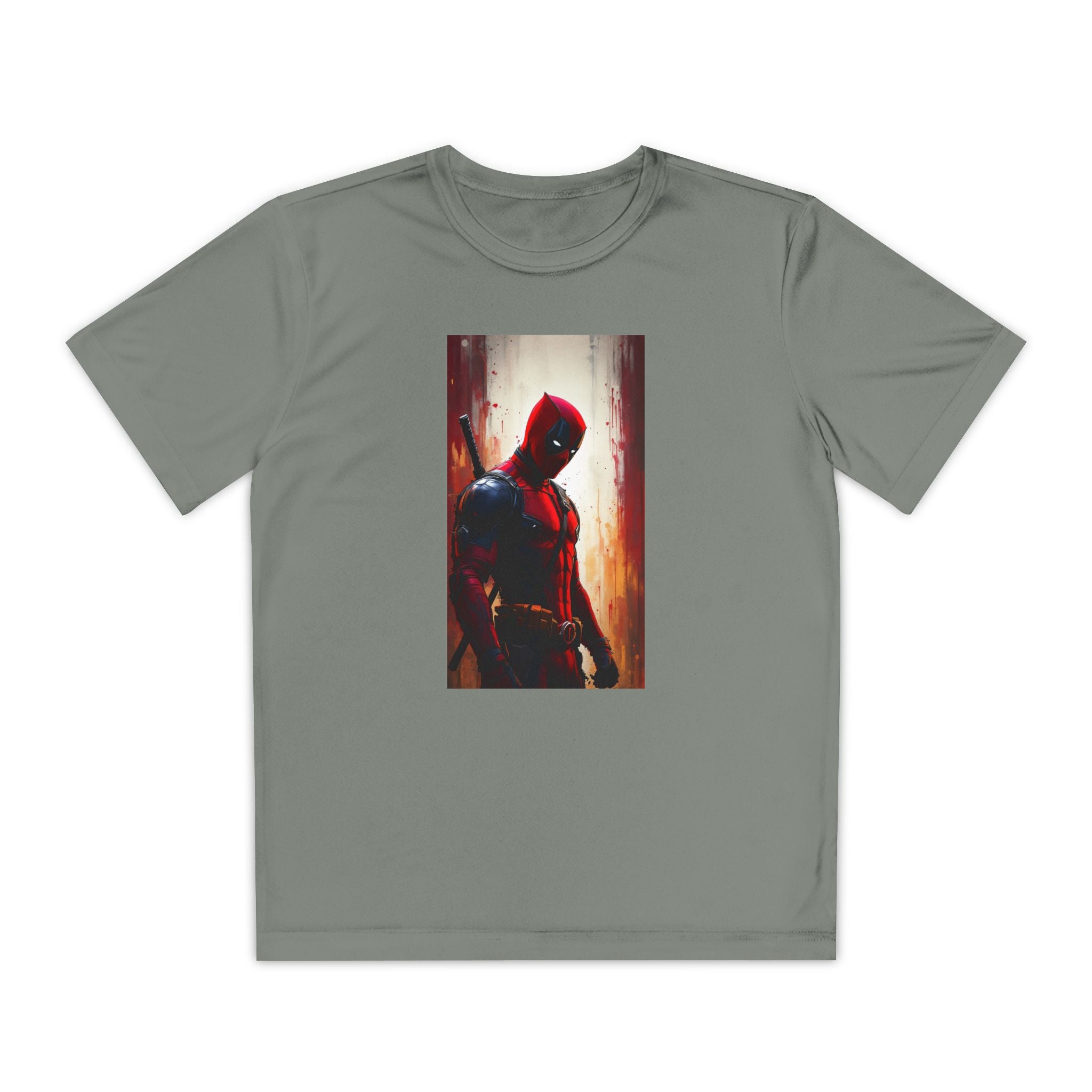 Deadpool Superhero Marvel Patriotic, Kids Graphic T-Shirt, Boys Hero Top, Girls Comic Book Clothing, Birthday