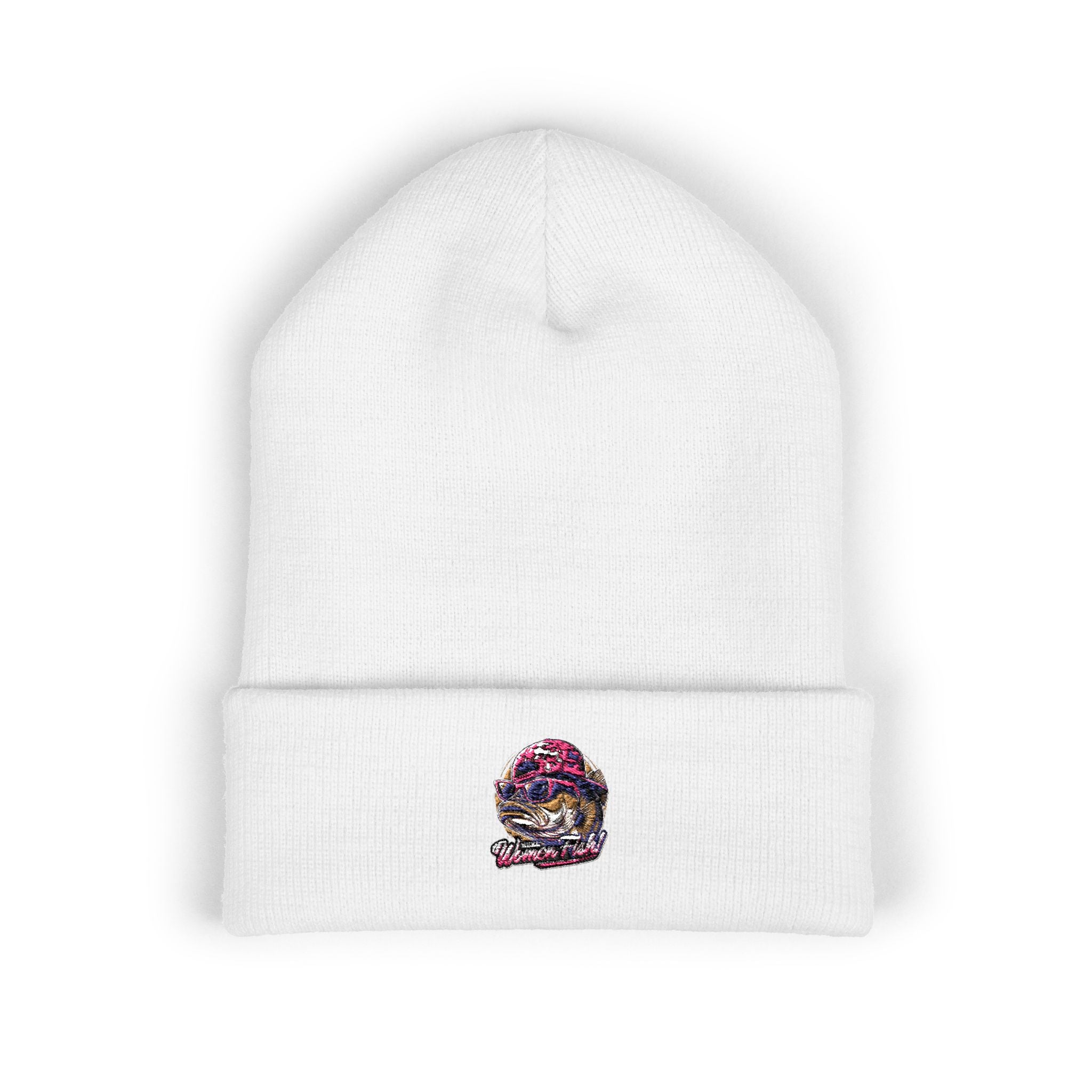 Embroidered Fishing Beanie, Fisherman Gift, Outdoor Apparel, Fishing Gear, Angler Hat, Fishing Lure Beanie