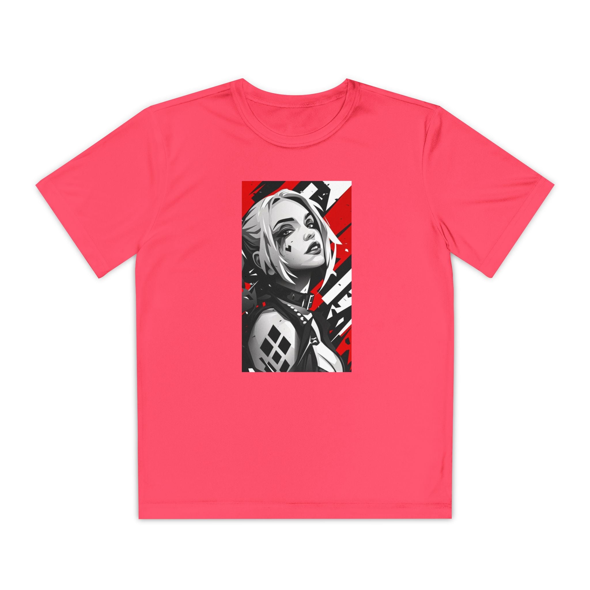 Superhero Youth T-Shirt Sports Graphic Tee, Cool Athletic Shirt for Kids