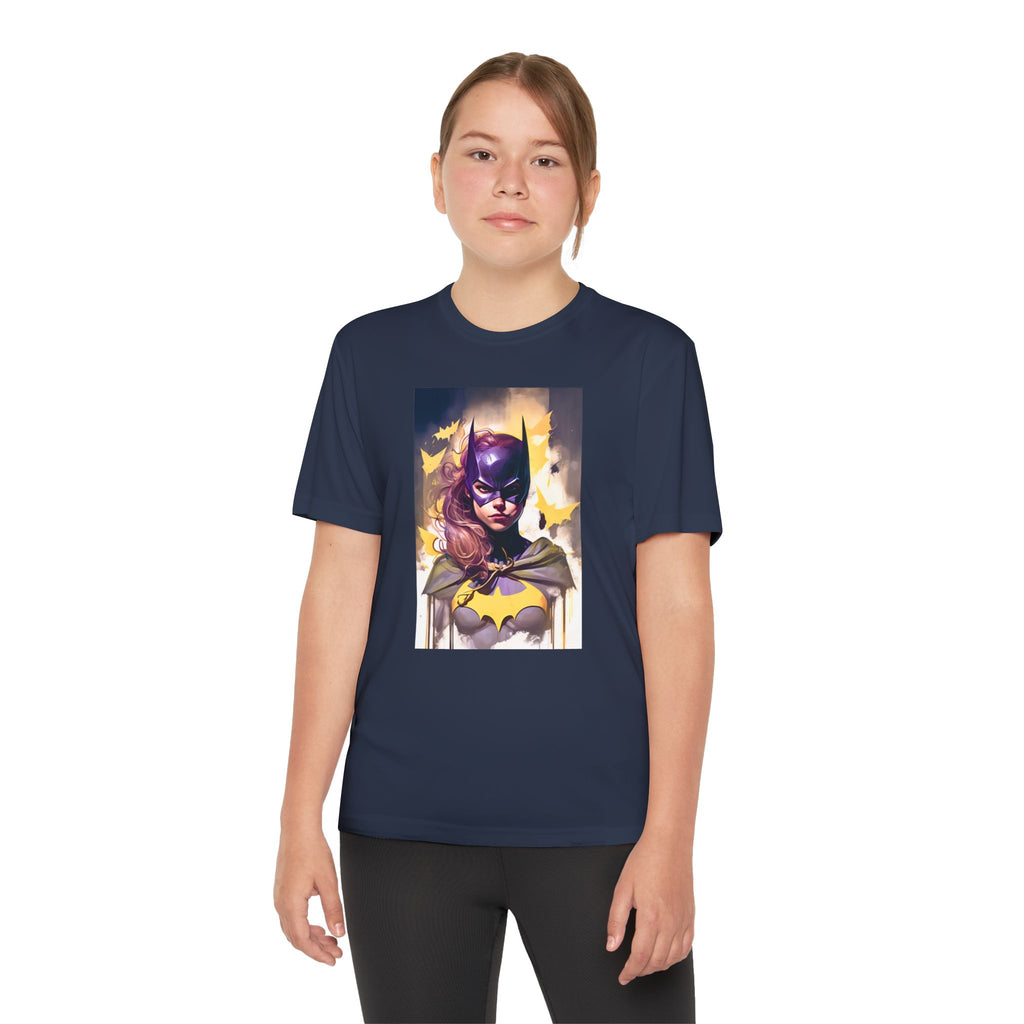 Superhero Youth T-Shirt Sports Graphic Tee, Cool Athletic Shirt for Kids