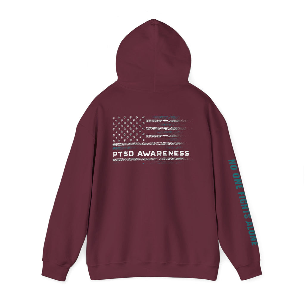 PTSD Aweness Patriotic Hoodie