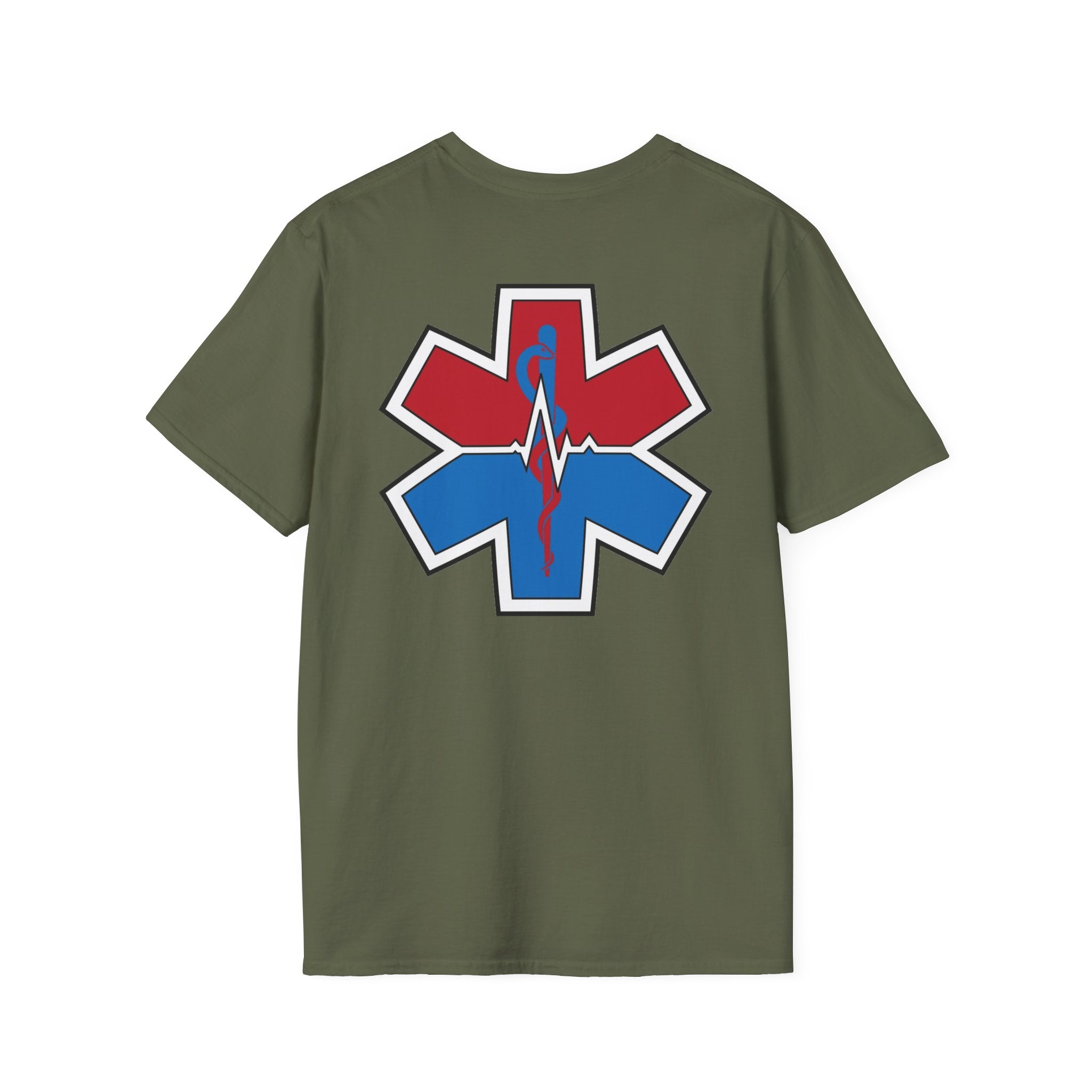 Paramedic Patriotic T-Shirt - USA Flag Tee, Fourth of July Shirt, American Pride Top, Independence Day Apparel, Red White Blue