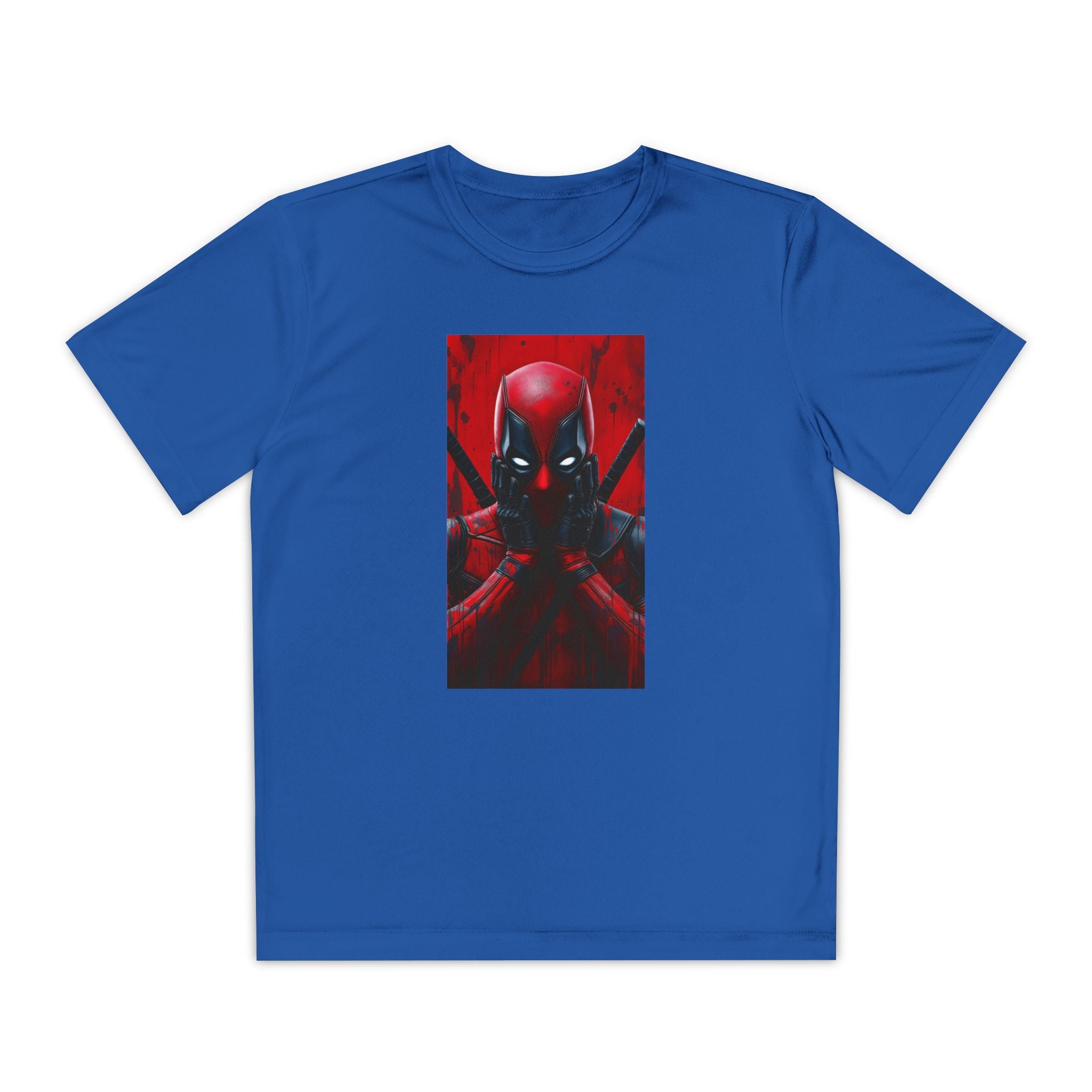 Deadpool Superhero Marvel Patriotic, Kids Graphic T-Shirt, Boys Hero Top, Girls Comic Book Clothing, Birthday