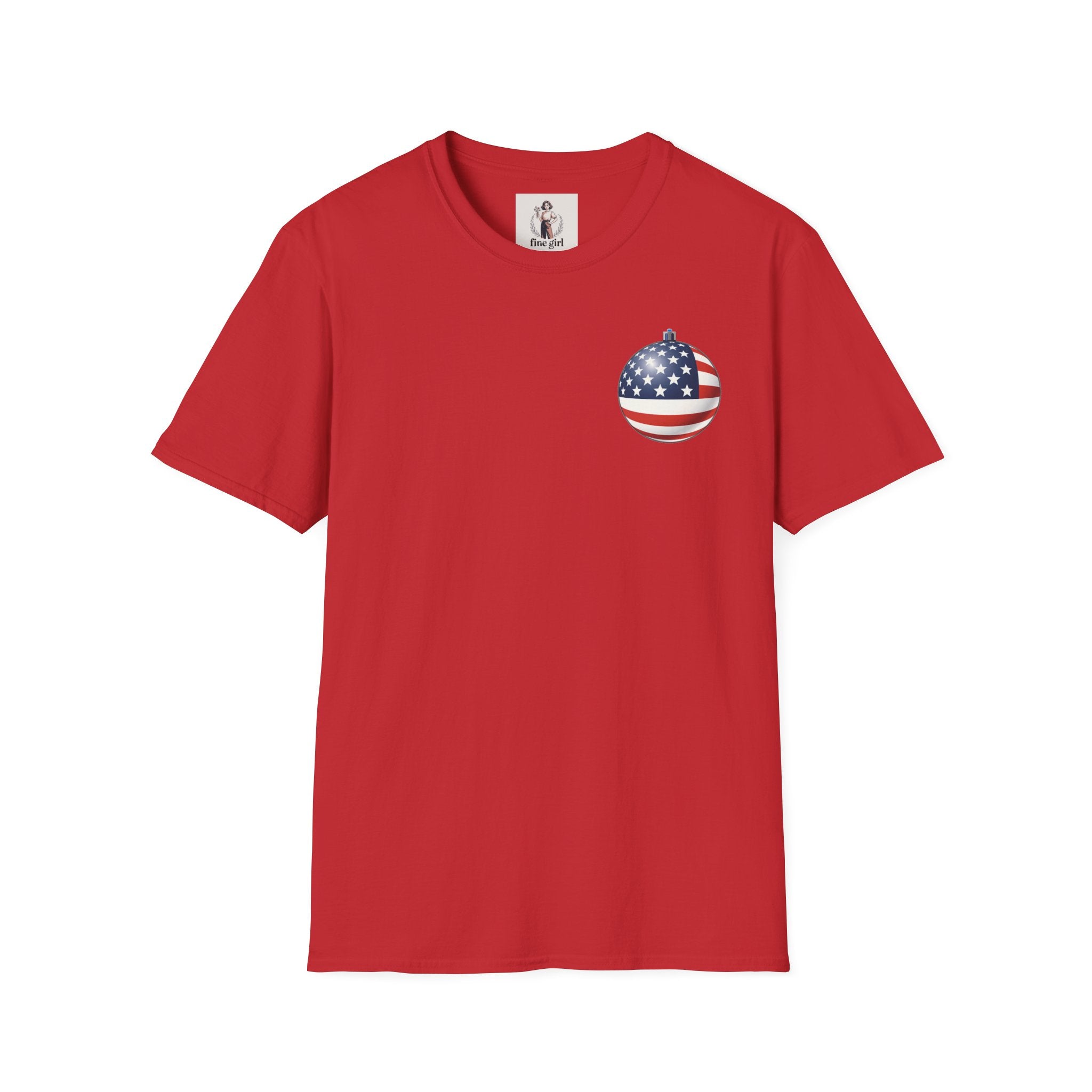 Santa Claus On A Tank Christmas ~ Unisex Softstyle T-Shirt