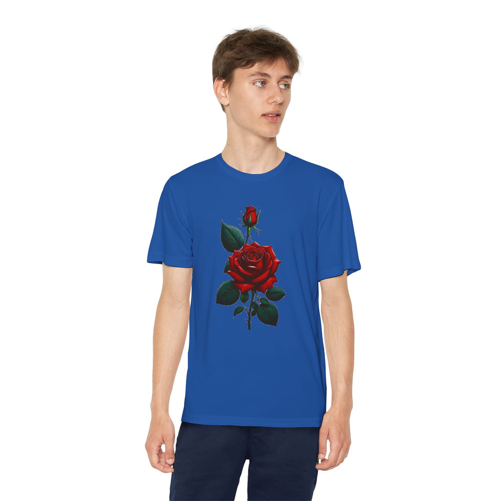 Flower Youth Tshirt, Girls Floral Tee, Kids Spring Shirt, Children's Botanical Top, Teen Blossom T-Shirt