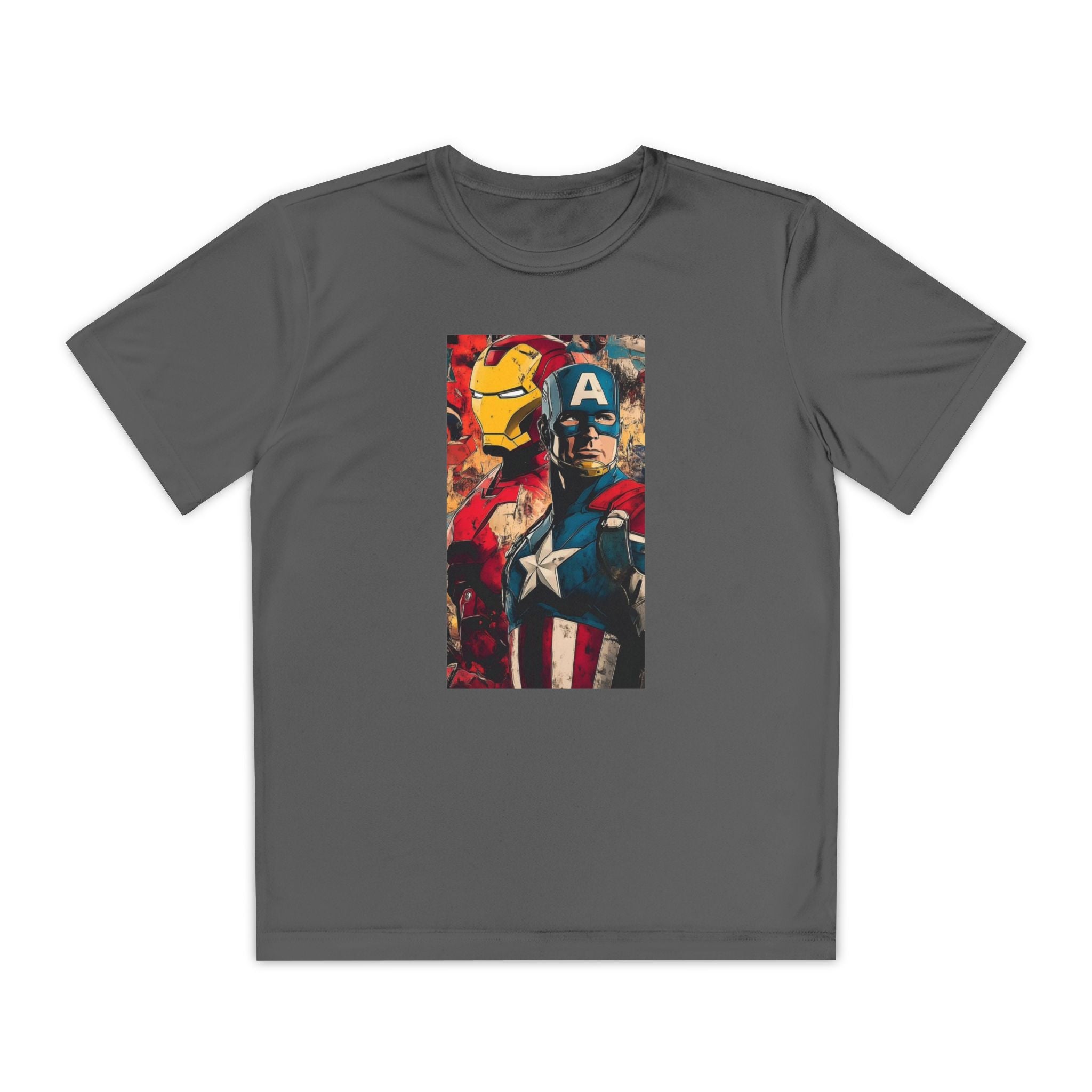 Advengers Youth T-Shirt Sports Graphic Tee, Cool Athletic Shirt for Kids, Perfect for Sports Events, Team Spirit