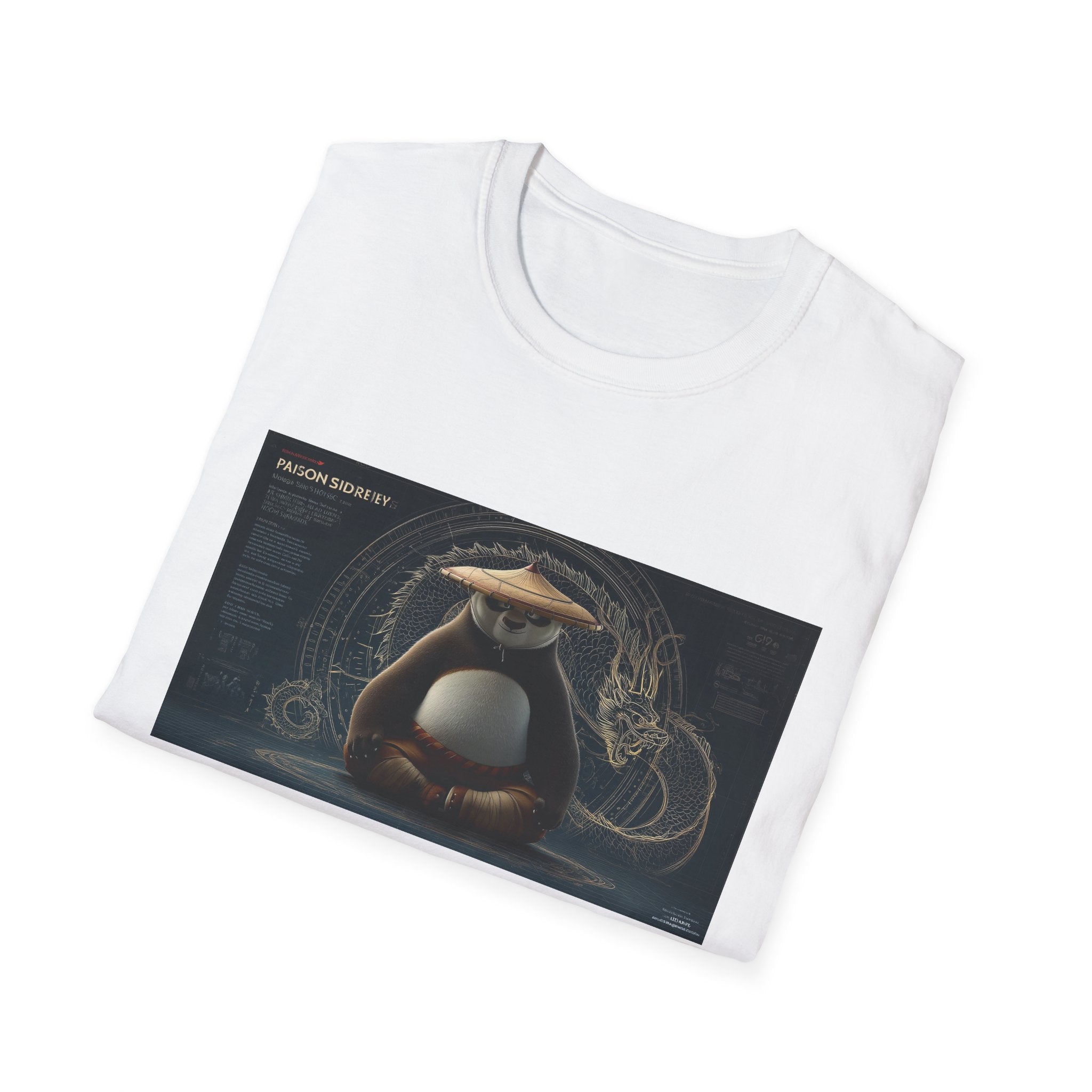 Kung Fu Panda Unisex Softstyle T-Shirt, DreamWorks Animation Youth Competitor Tee, Graphic Tee, Movie Fan Gift, Cult Classic Shirt, Comfy