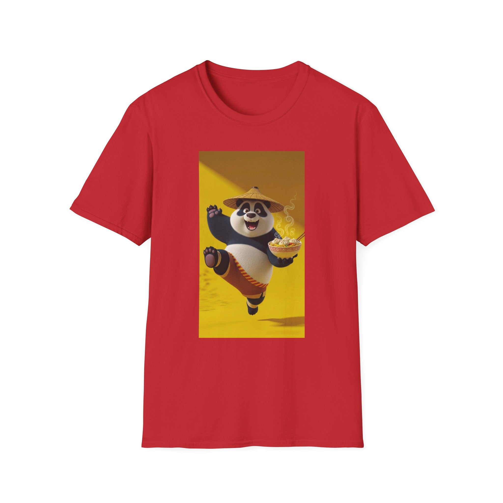 Kung Fu Panda Unisex Softstyle T-Shirt, DreamWorks Animation Youth Competitor Tee, Graphic Tee, Movie Fan Gift, Cult Classic Shirt, Comfy