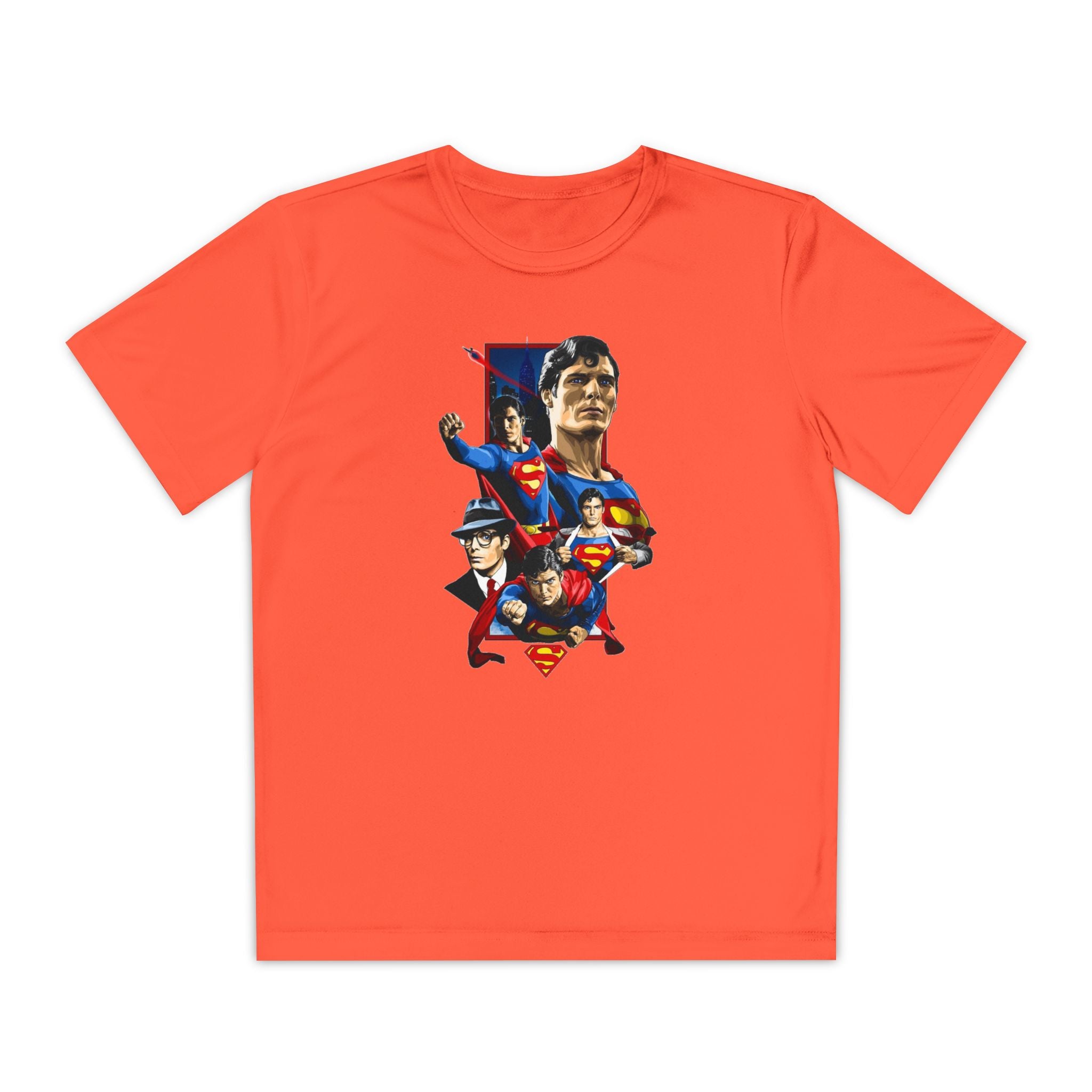 Superman Youth T-Shirt Sports Graphic Tee, Cool Athletic Shirt for Kids, Perfect for Sports Events, Team Spirit