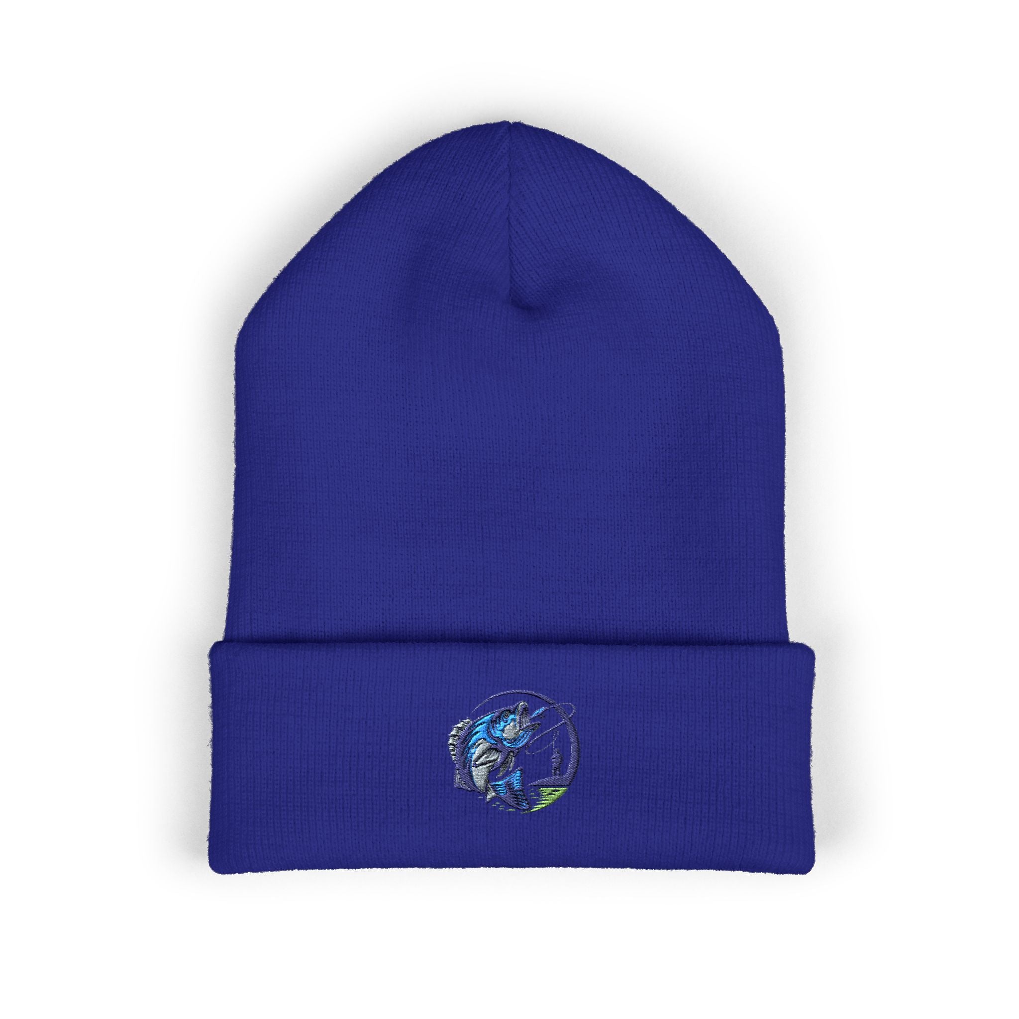 Embroidered Fishing Beanie, Fisherman Gift, Outdoor Apparel, Fishing Gear, Angler Hat, Fishing Lure Beanie