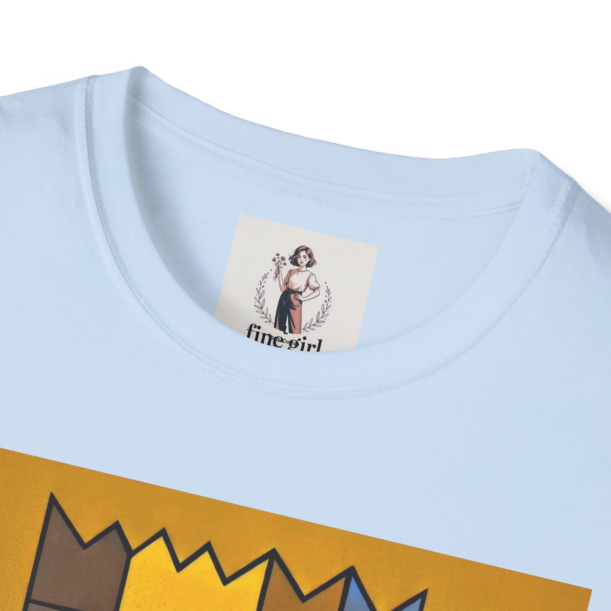 Bart Simpson TV Themed T-Shirt Unisex Softstyle T-Shirt