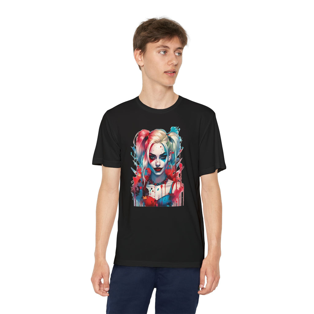 Superhero Youth T-Shirt Sports Graphic Tee, Cool Athletic Shirt for Kids