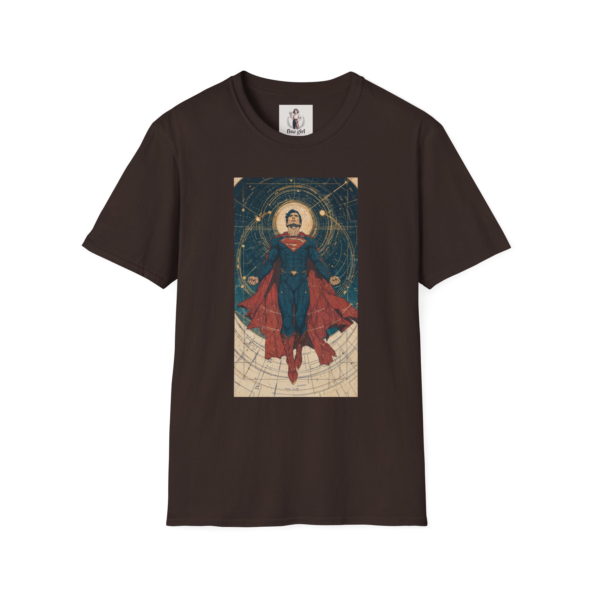 Superman Superhero Marvel Unisex Softstyle T-Shirt, Comic Book Tee, Geeky Clothing, Cosplay Costume Top
