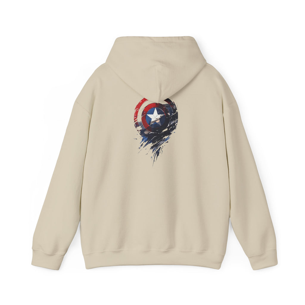 Hooded Sweatshirt - Captain America Design
