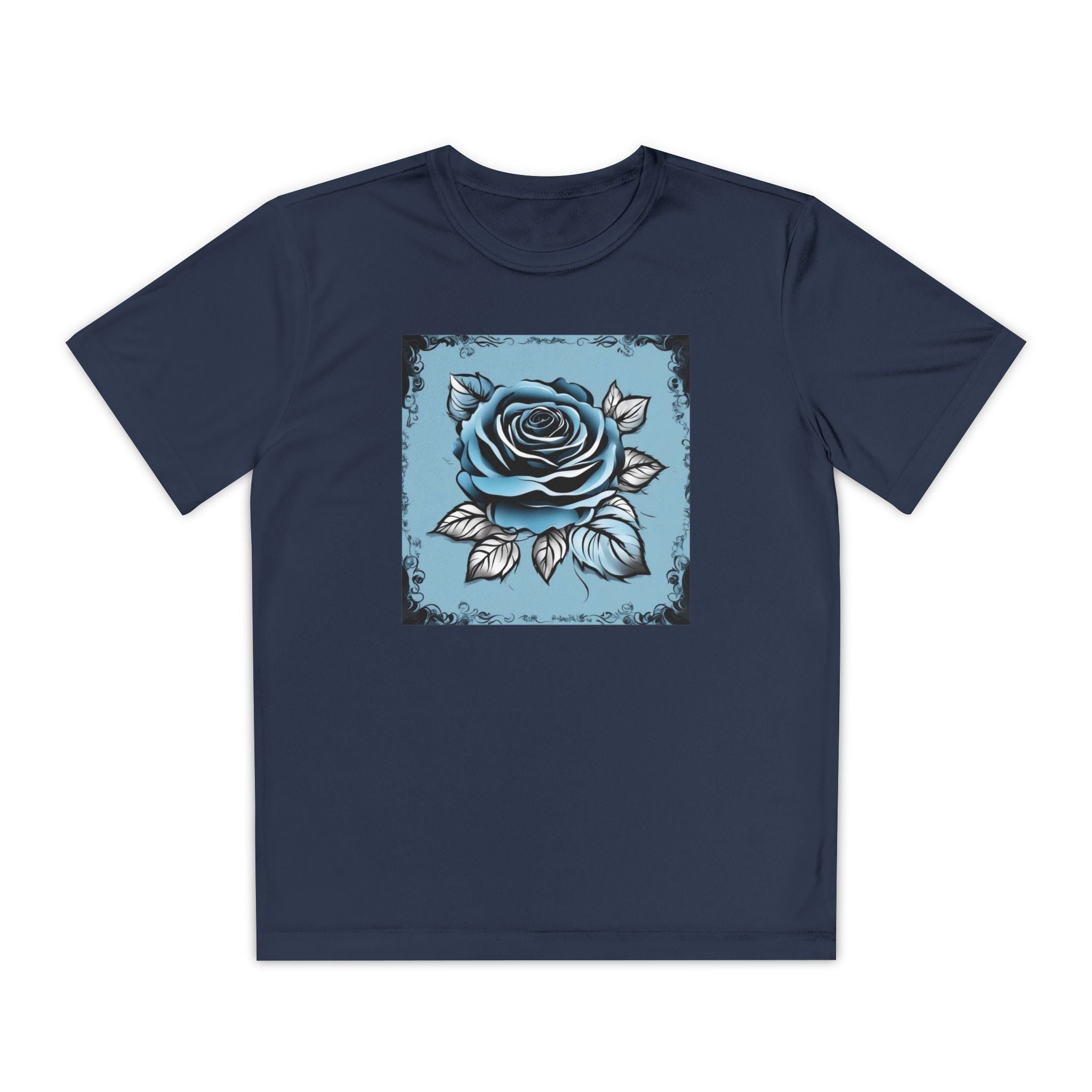 Flower Youth Tshirt, Girls Floral Tee, Kids Spring Shirt, Children's Botanical Top, Teen Blossom T-Shirt